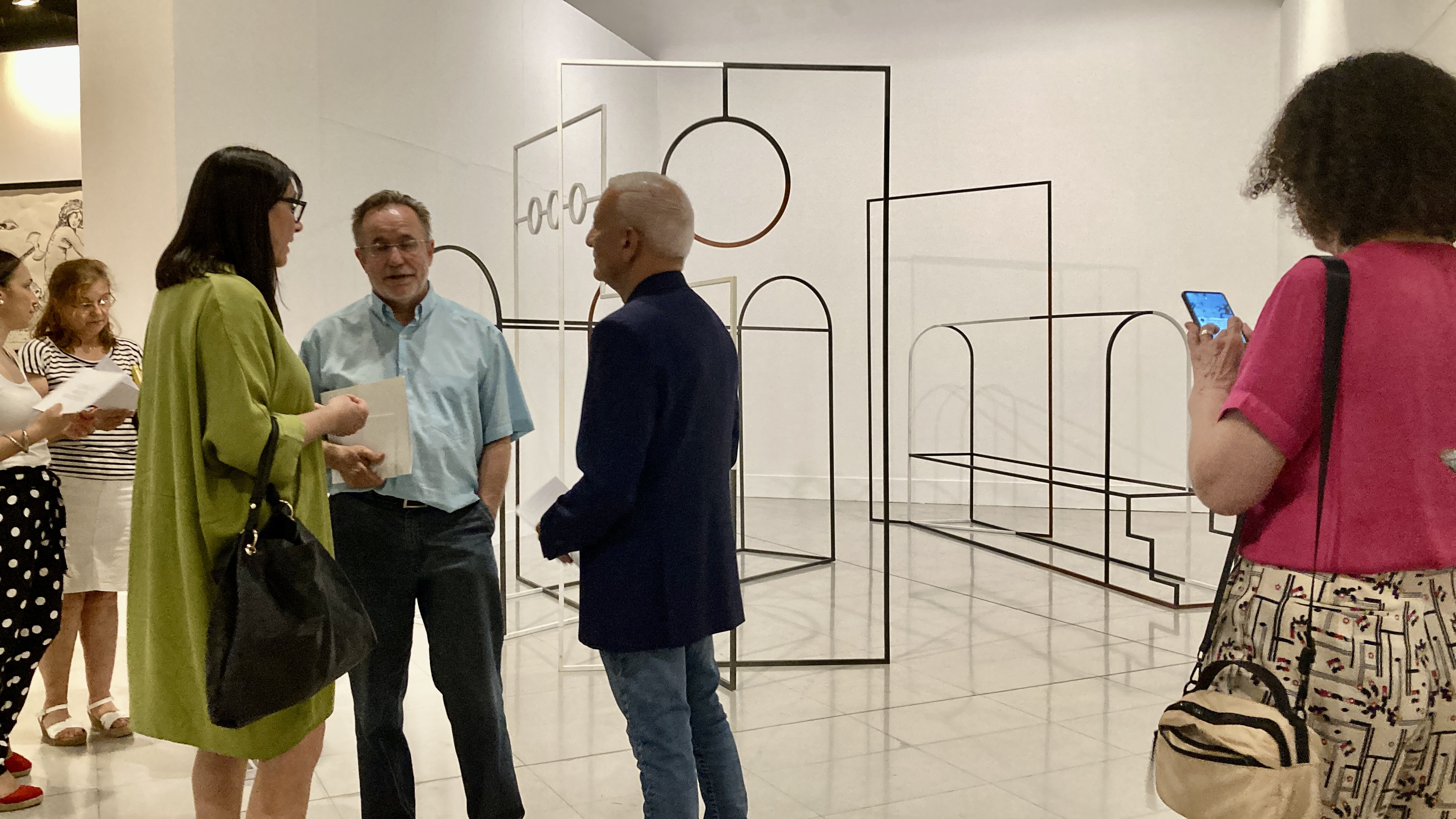 Foto del director general de Bibliotecas, Archivos y Patrimonio Cultural, Francisco Pérez Urbán, durante la inauguración