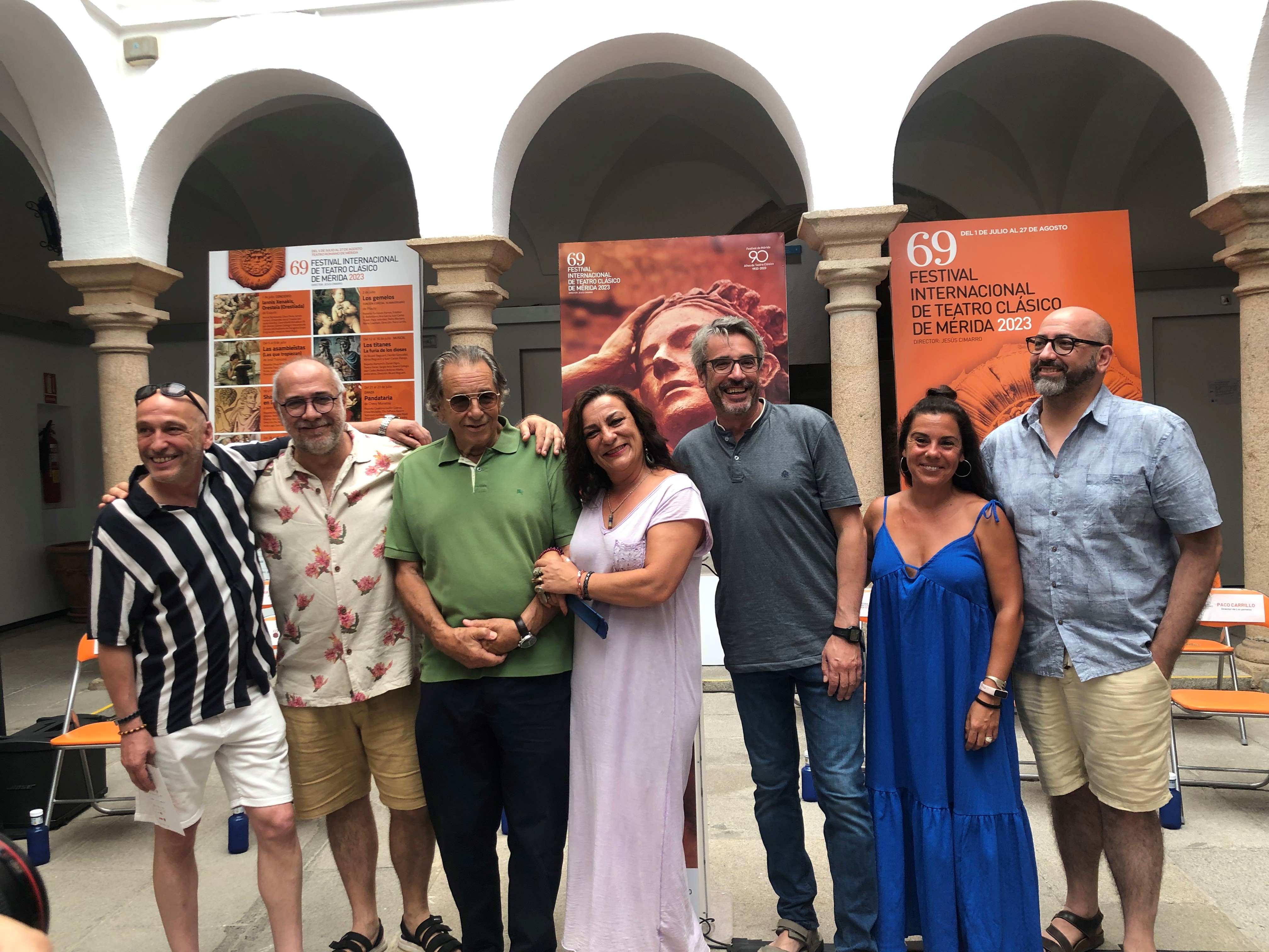 Foto de la presentación de las primeras obras del Festival de Teatro Clásico de Mérida