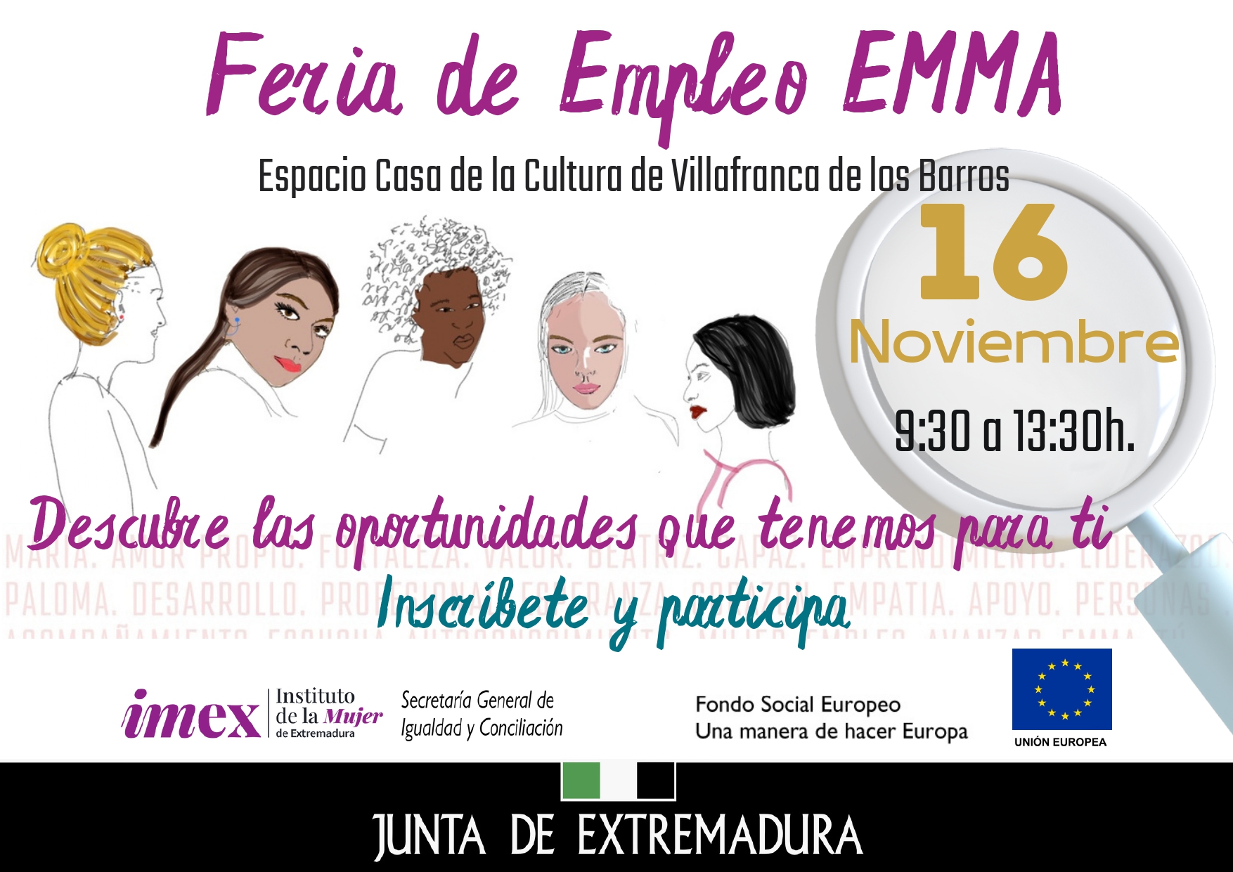 Imagen del artículo El IMEX organiza la Feria de Empleo EMMA para ofrecer oportunidades a colectivos vulnerables