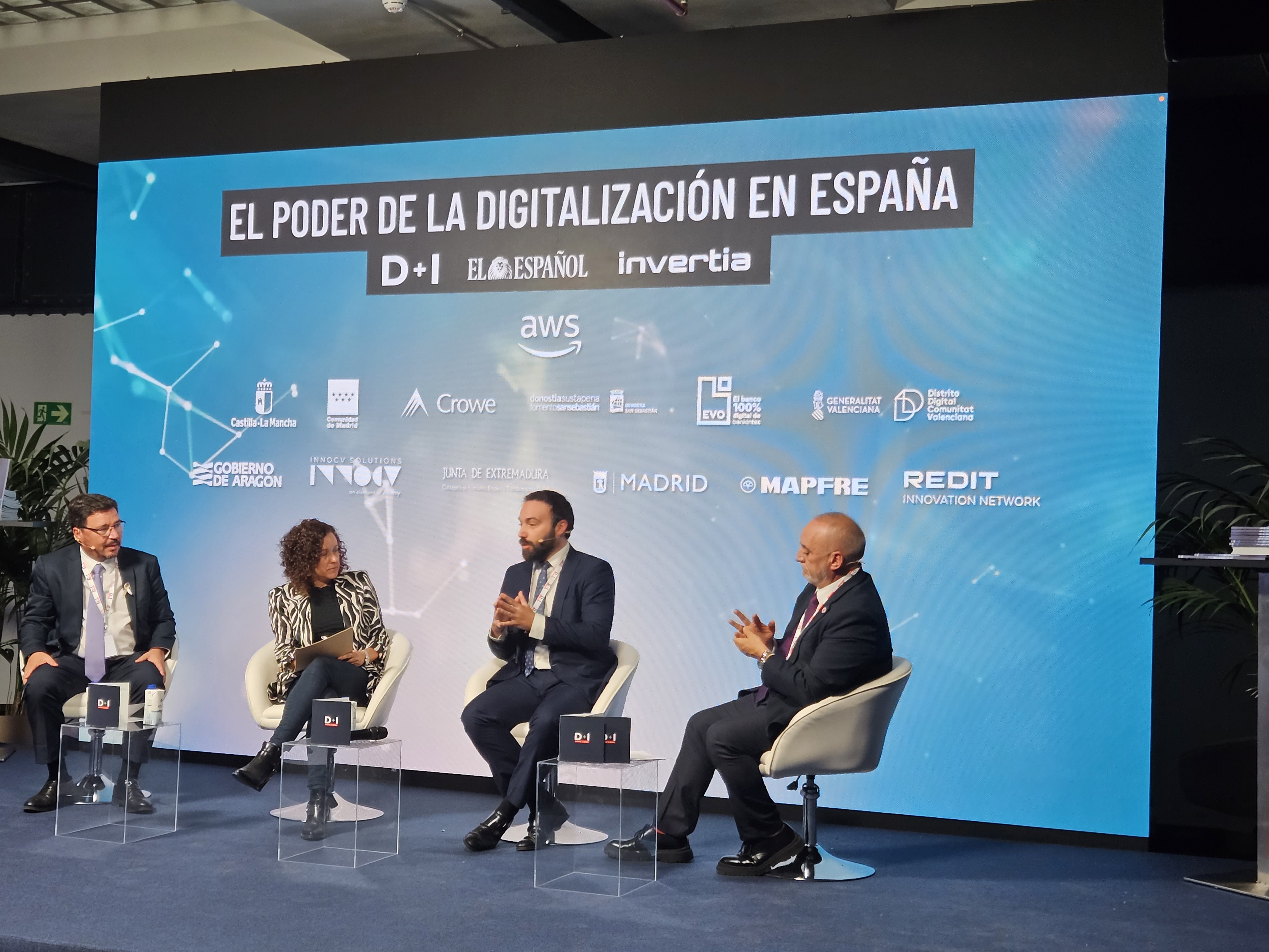 Image 1 of article El consejero de Economía expone las cinco líneas estratégicas de digitalización en Extremadura en las jornadas nacionales del D+I El Español