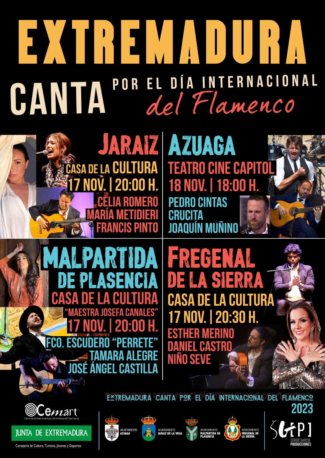 Image 0 of article Extremadura celebra el Día Internacional del Flamenco con cuatro conciertos en la región y uno en Lisboa