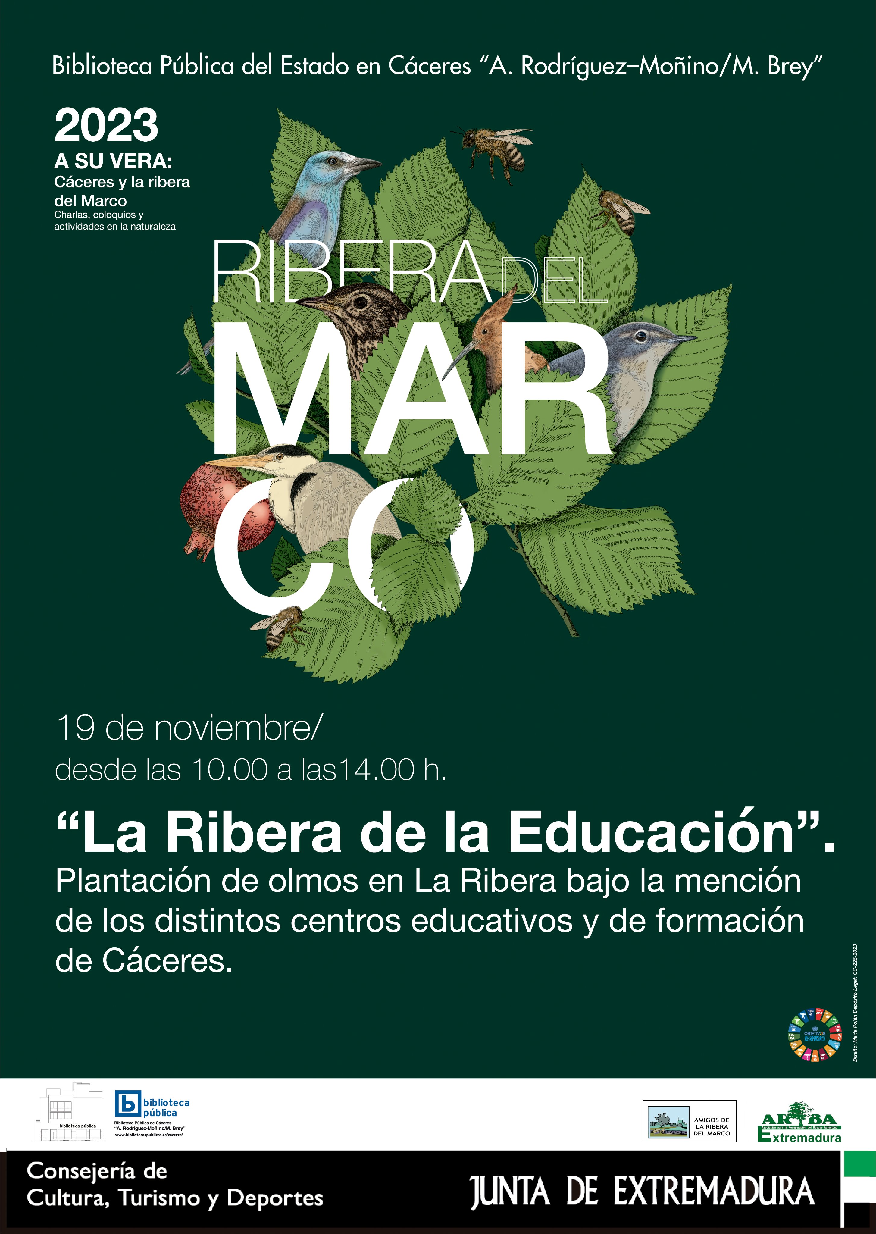 Imagen del artículo Educación y naturaleza se dan la mano este domingo en la Biblioteca Pública del Estado de Cáceres