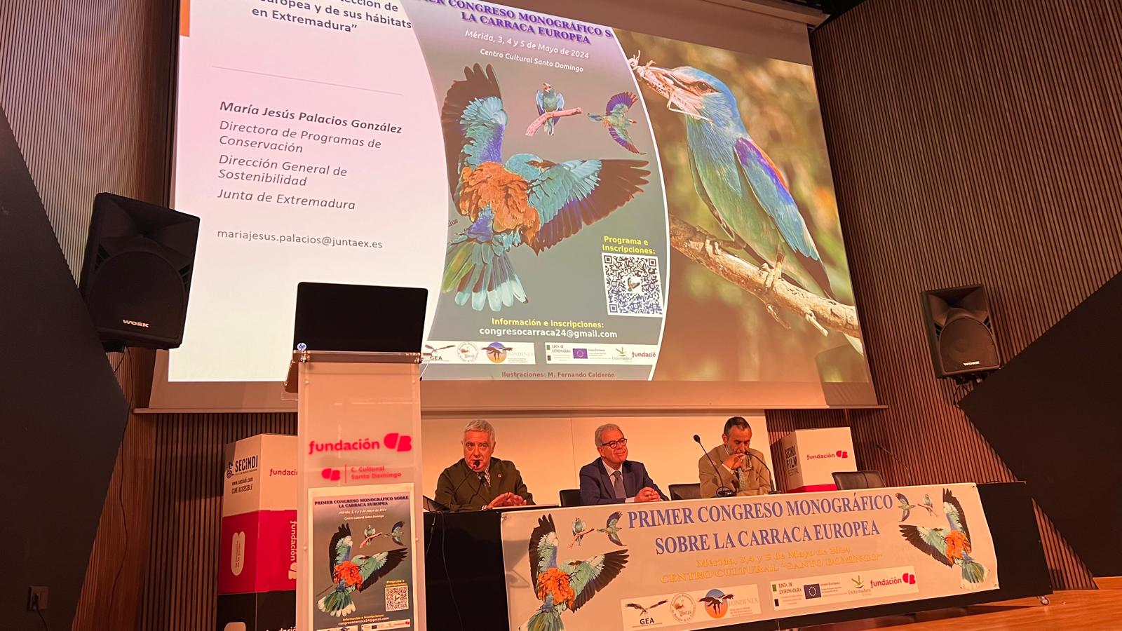 Image 0 of article La Junta de Extremadura participa en el I Congreso Ornitológico de la Carraca Europea