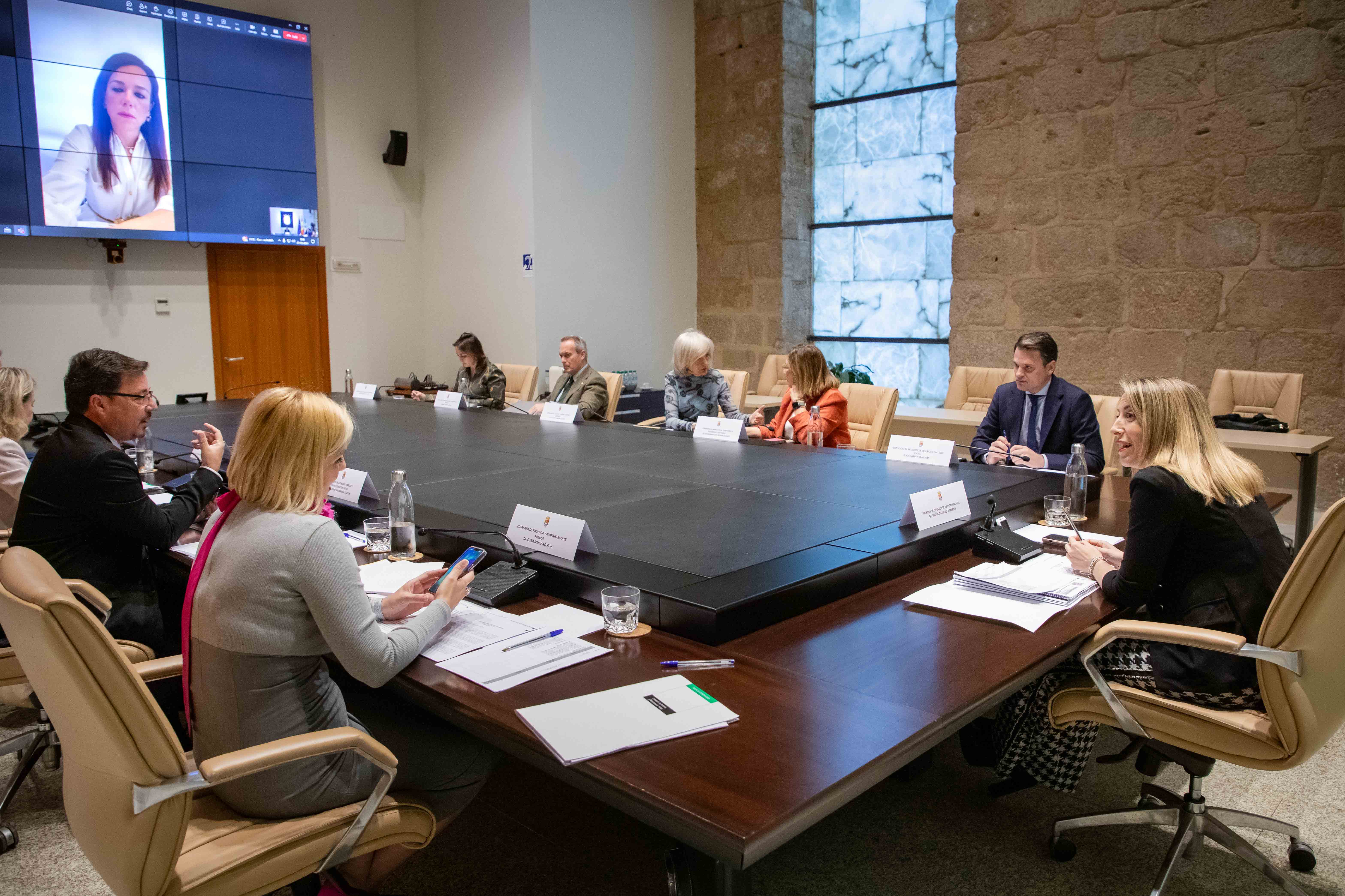 Foto de la reunión del Consejo de Gobierno