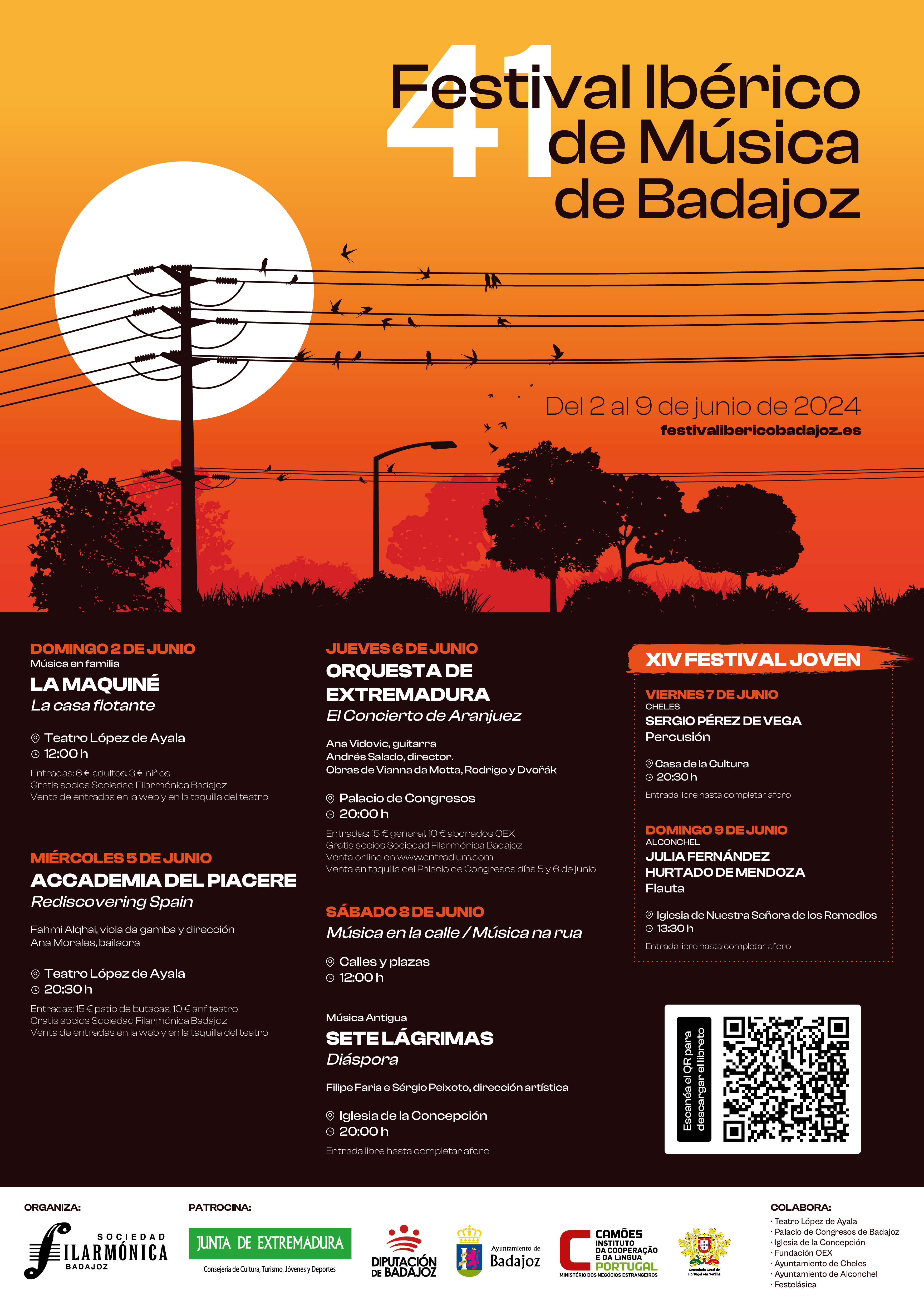 Imagen del artículo El Festival Ibérico de Badajoz redescubre el pasado musical de España y Portugal con Accademia del Piacere, Siete Lágrimas y la OEx