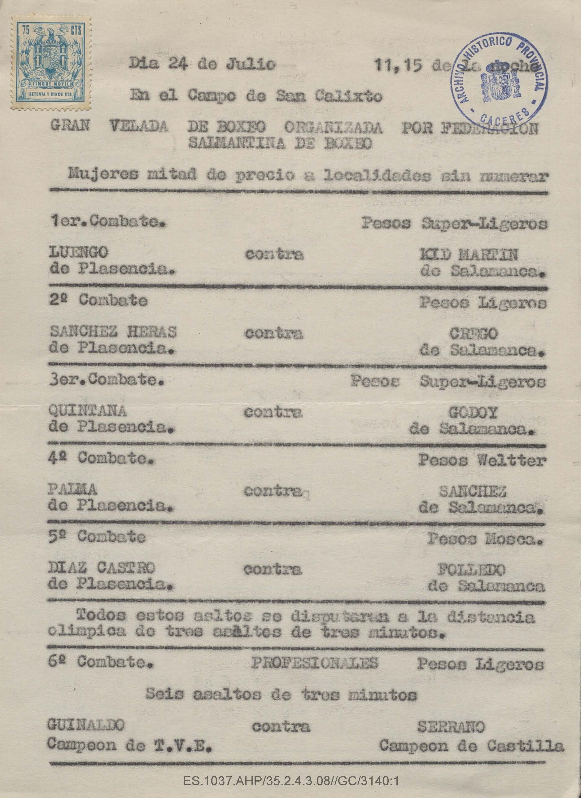 Foto de documento de la exposición