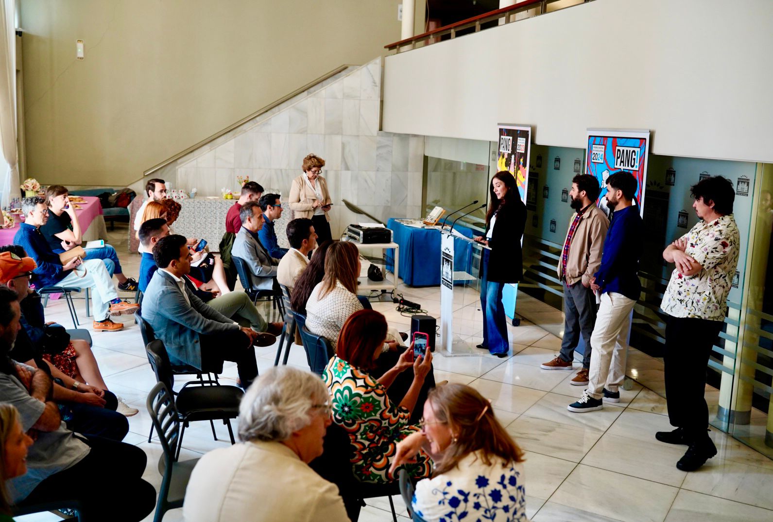 Foto de la entrega del premio