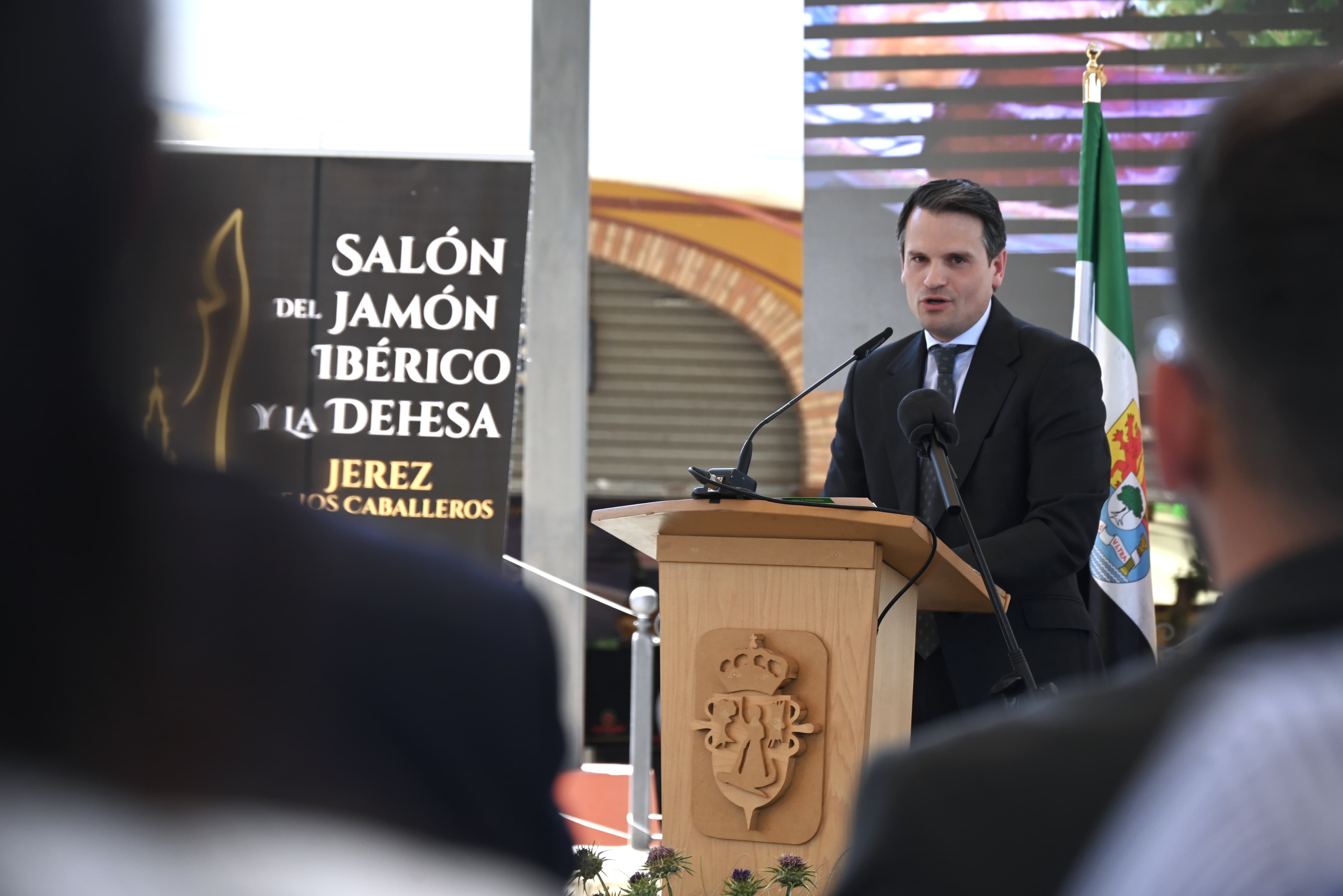 Consejero de Presidencia en la Feria del Jamón 