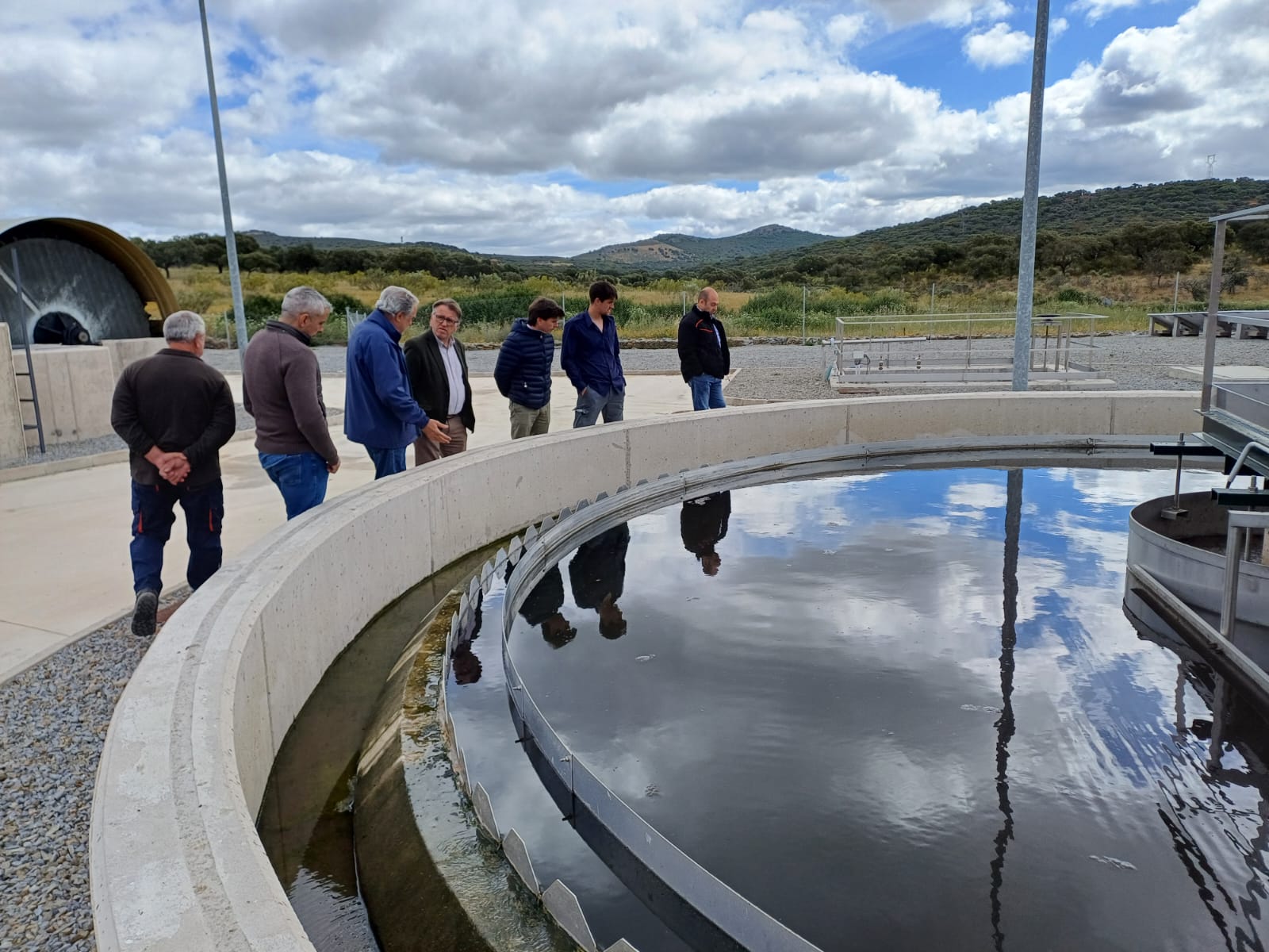 20240518 Le Secrétaire Général du Développement Durable visite les ouvrages d’épuration et d’épuration des eaux usées de Deleitosa dans lesquels 2,9 millions ont été investis