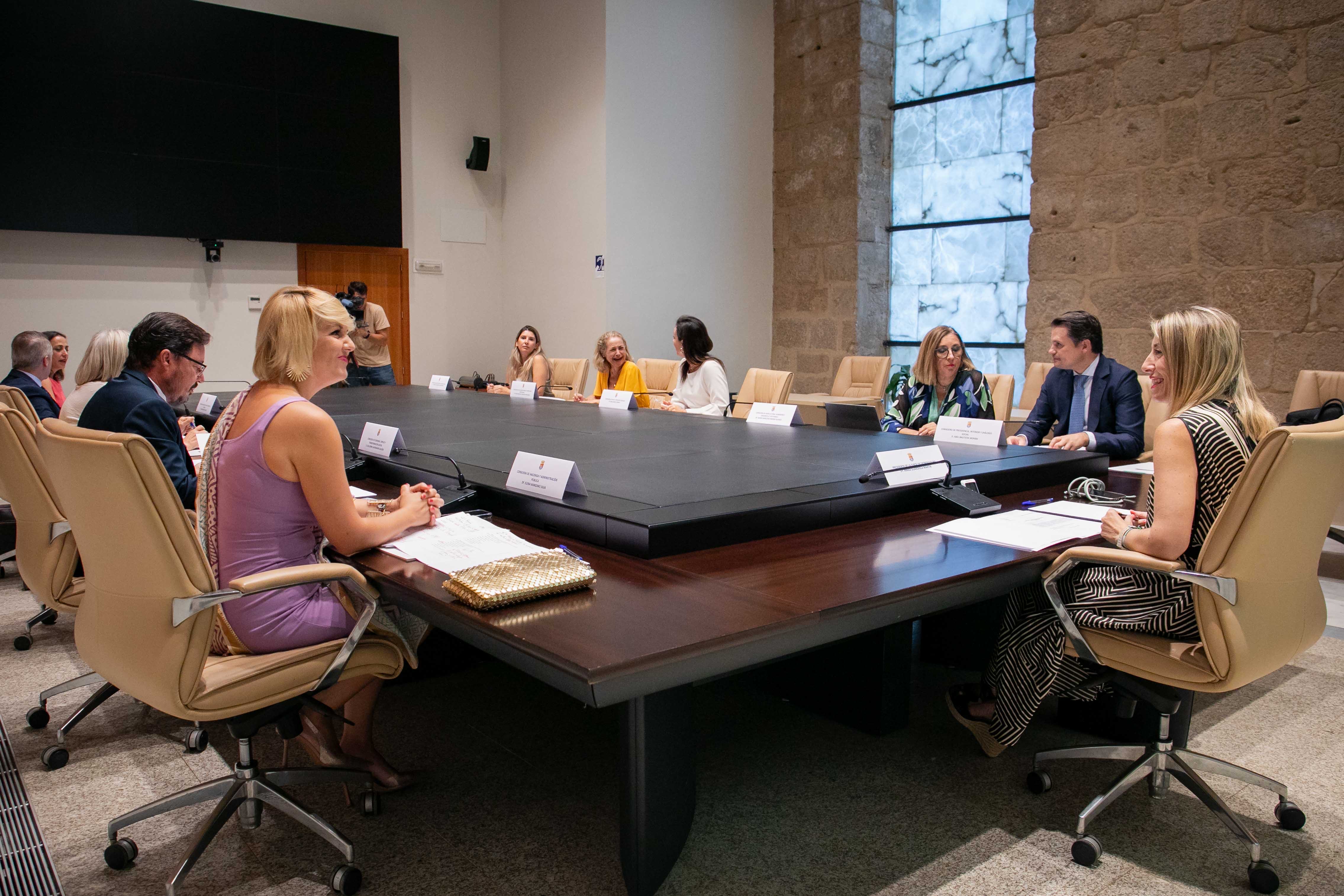 Foto de la reunión del Consejo de Gobierno