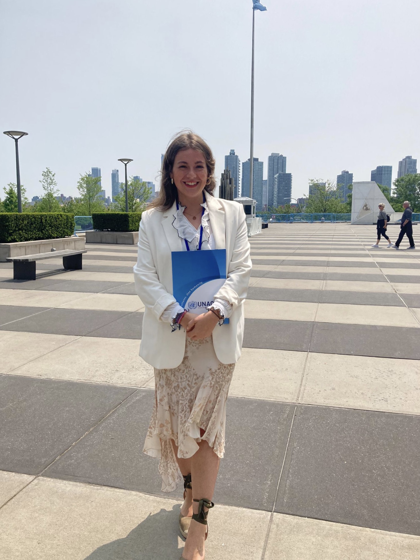 Foto de Miriam Rubio, becada en UNAOC en Nueva York