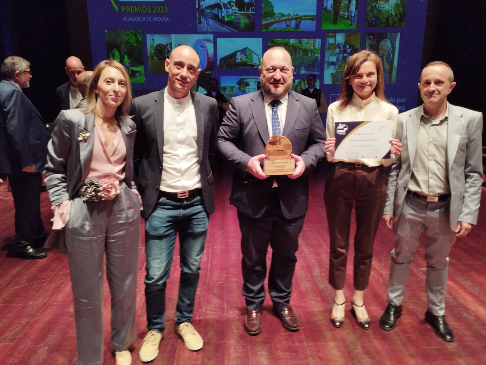 Acto Anual de Comunicación de Fondos Europeos organizado por el Ministerio de Hacienda y Función Pública en la localidad gallega de Vilagarcía de Arousa.