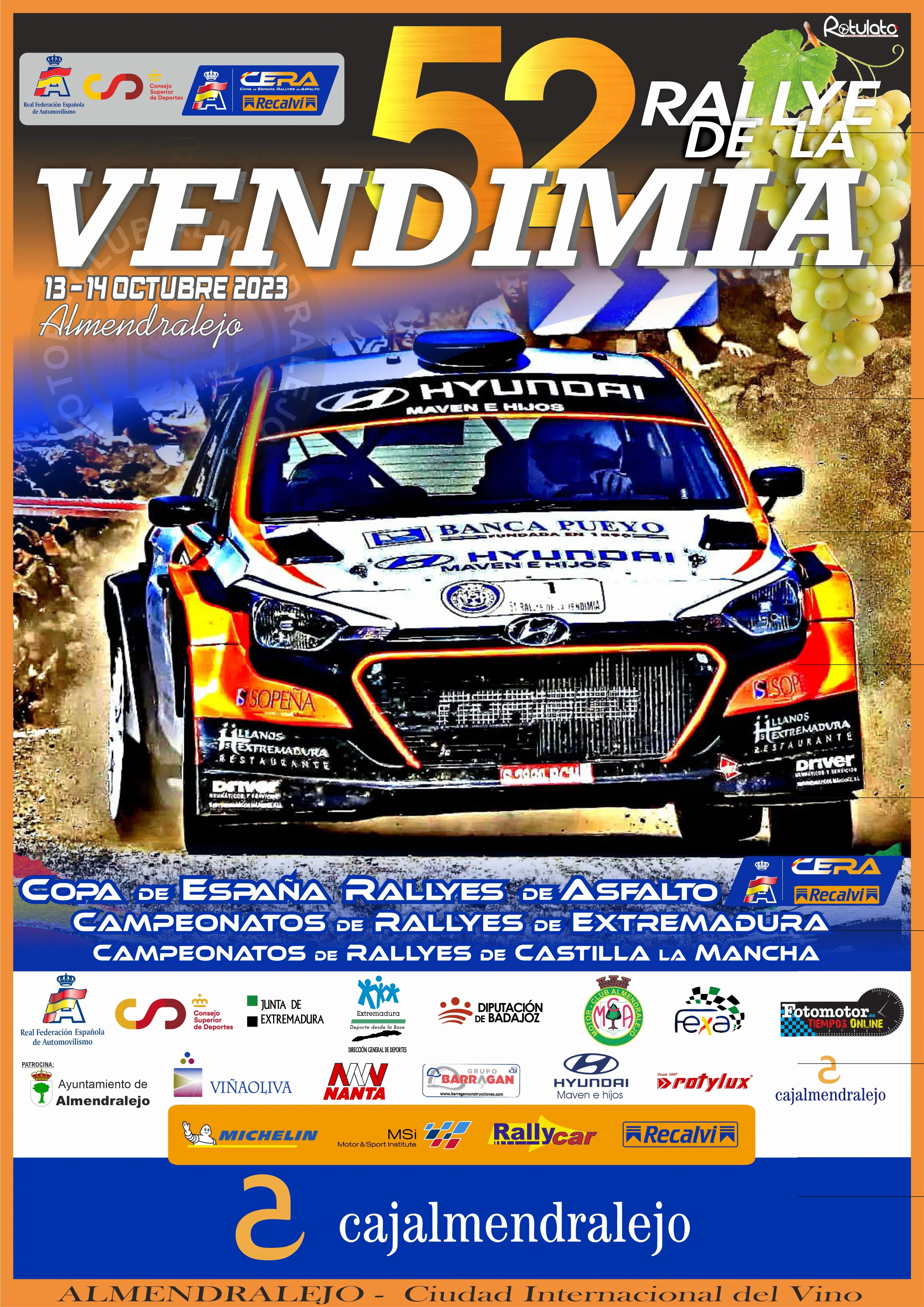 Foto del cartel del Rally