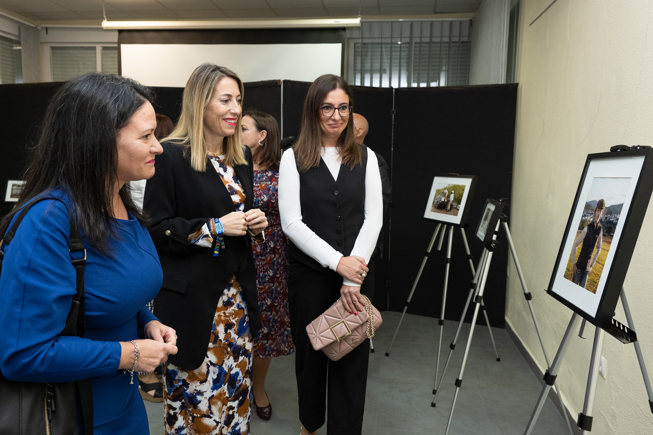 Foto de la presidenta durante las jornadas