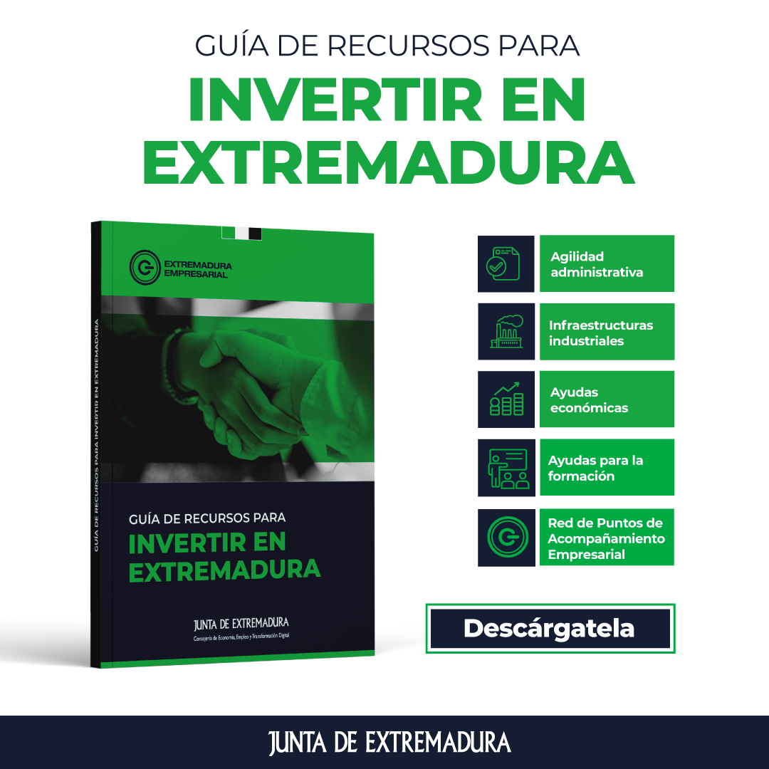 Imagen del artículo La Consejería de Economía, Empleo y Transformación Digital lanza la Guía de recursos para invertir en Extremadura