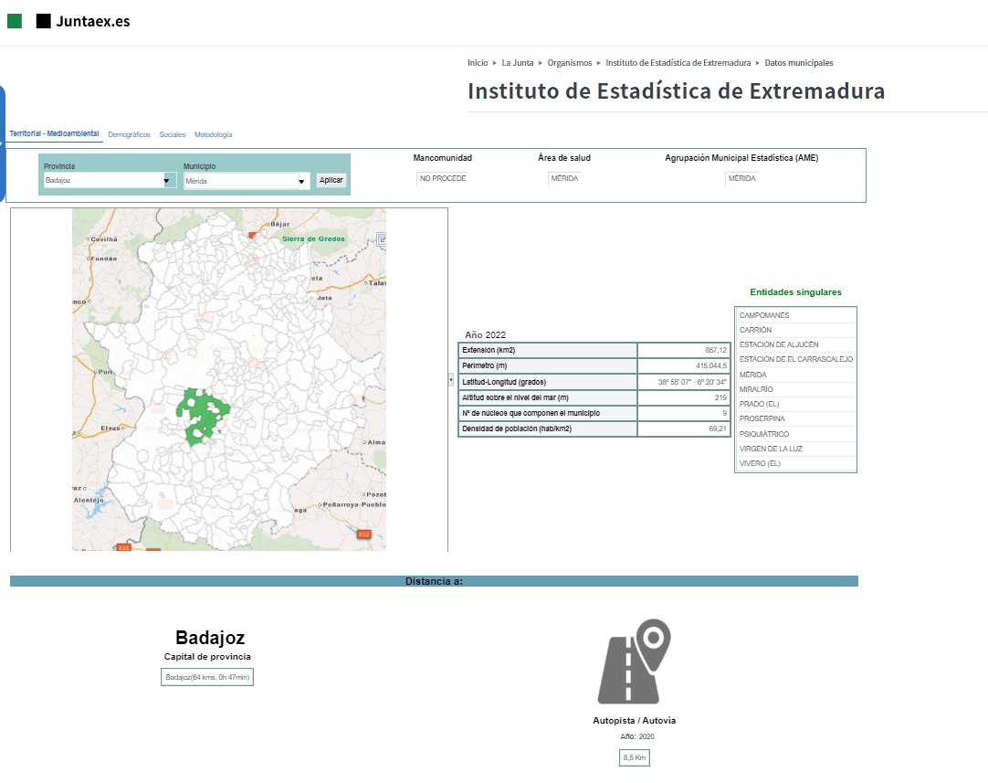 Image 0 of article La Junta pone en marcha una plataforma de datos municipales para dar respuesta a la creciente información municipal dispersa
