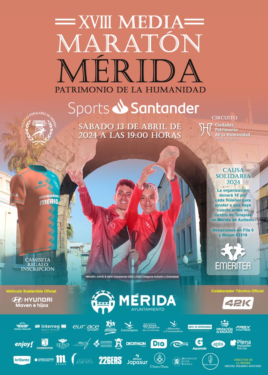 Imagen del artículo La Junta subraya la Media Maratón de Mérida como una de las pruebas deportivas destacadas del Circuito Euroace Sport