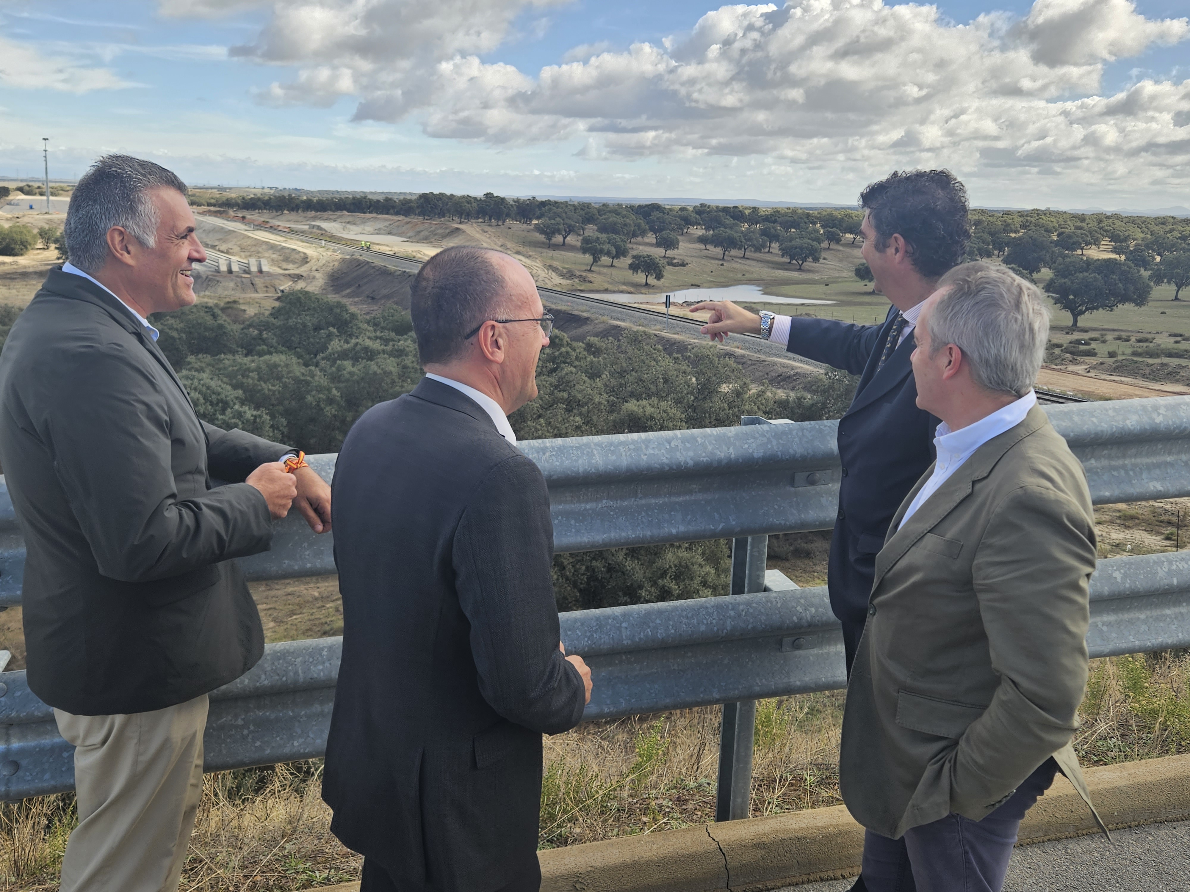 Visita del consejero Manuel Martín