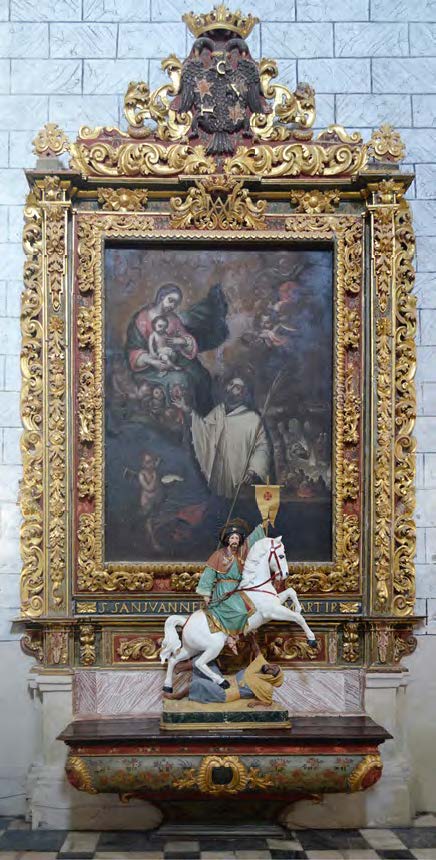 Image 0 of article Salen a la luz pinturas de pan de oro del siglo XV en el retablo de la iglesia de Santiago de Llerena