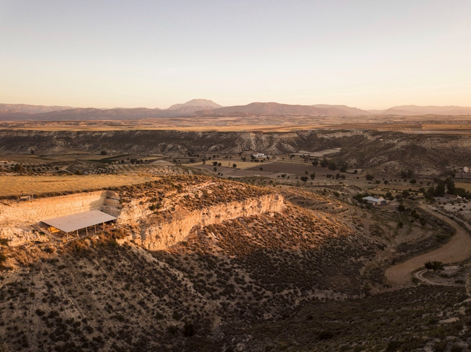 Foto de excavaciones arqueológicas