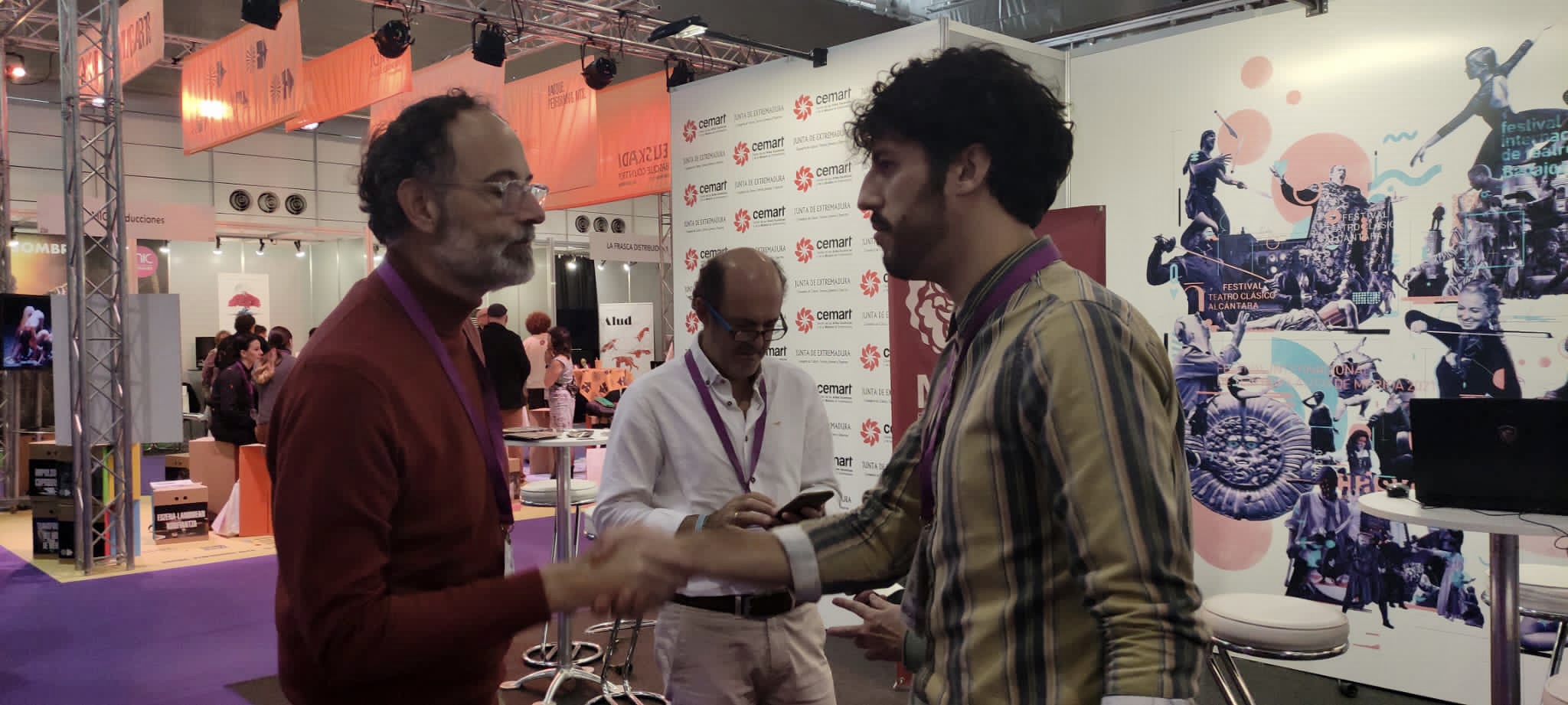 Foto del secretario general de Cultura, Francisco Palomino, en MERCARTES