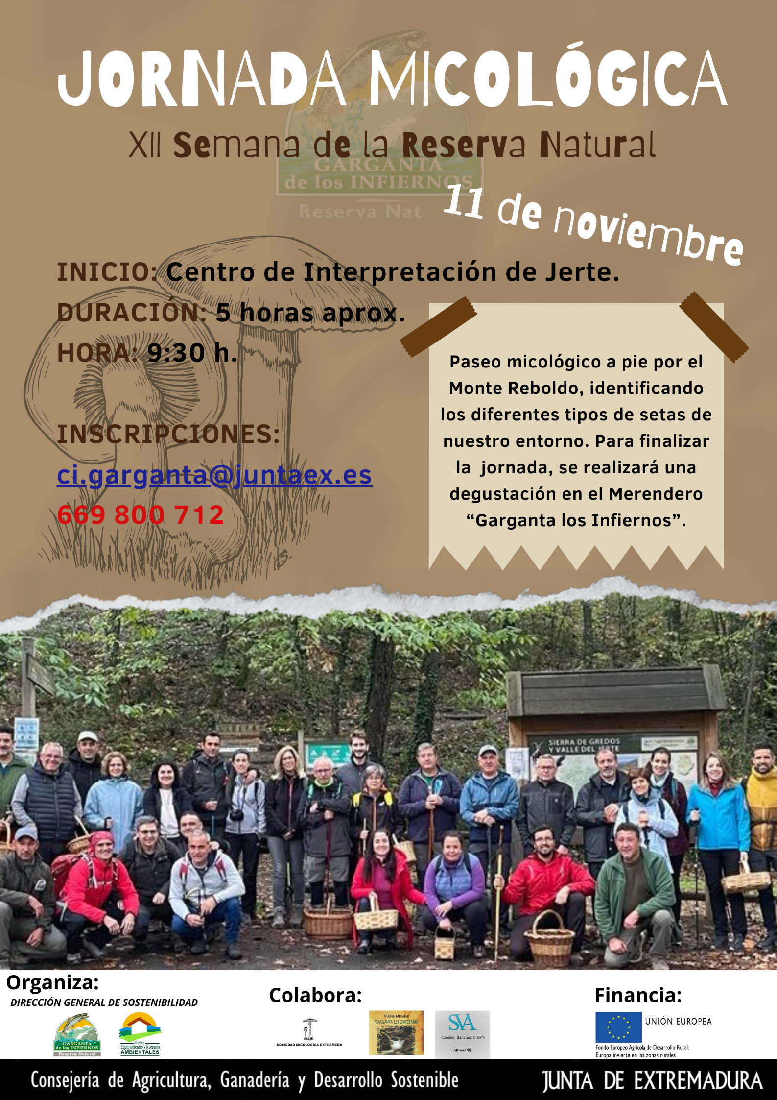 Image 1 of article La XII Semana de la Reserva Natural de la Garganta de los Infiernos se celebra del 11 al 19 de noviembre en el Valle del Jerte