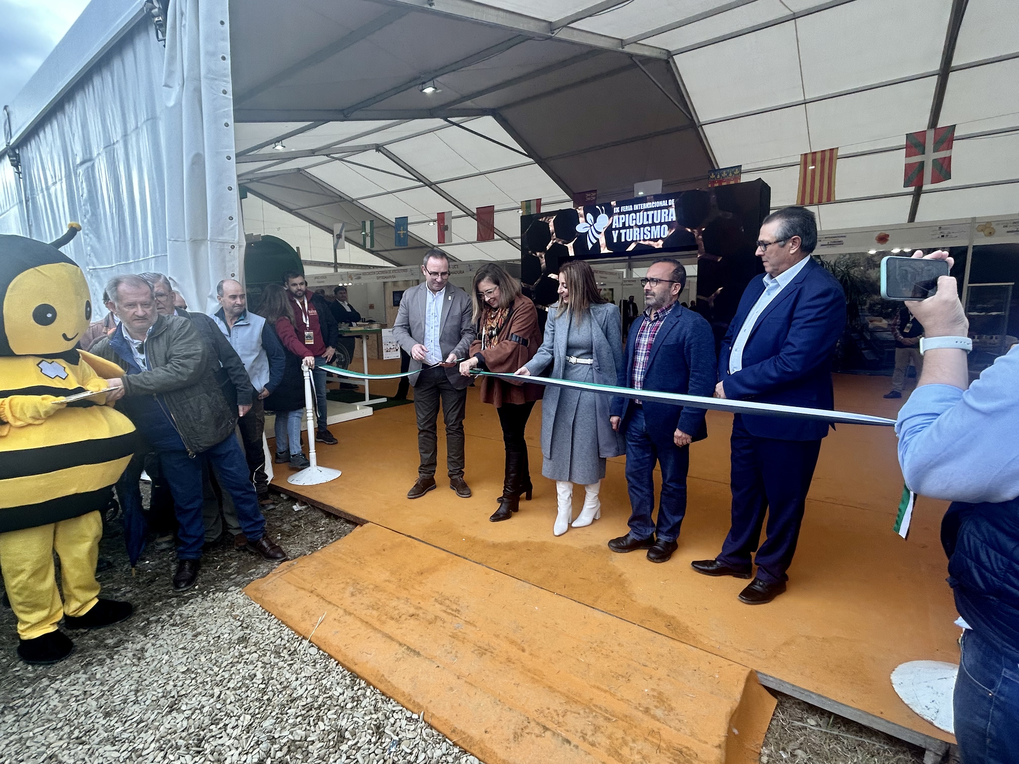 La consejera de Agricultura, Ganadería y Desarrollo Sostenible, Mercedes Morán, durante la inauguración