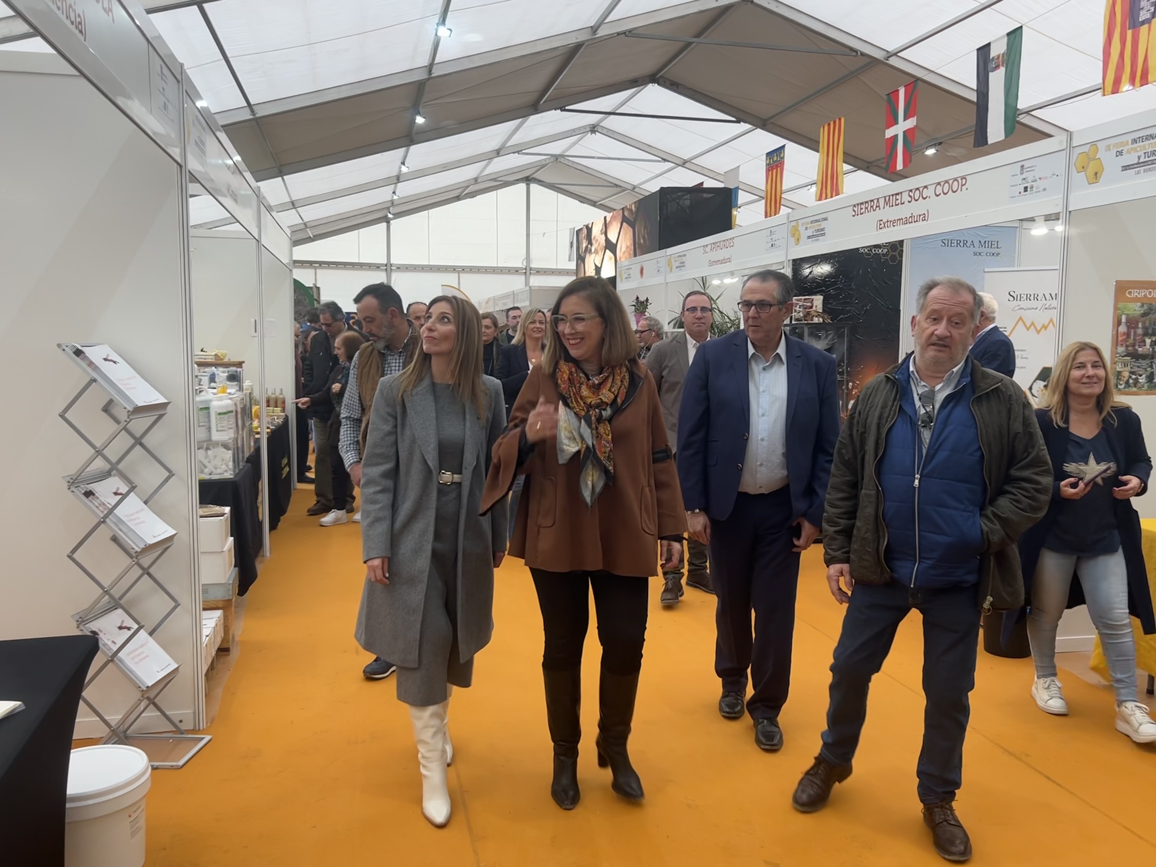 La consejera de Agricultura, Ganadería y Desarrollo Sostenible, Mercedes Morán, durante la inauguración