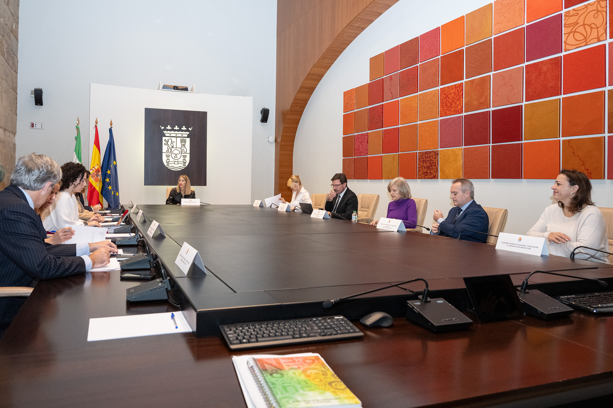 Foto de la reunión del Consejo de Gobierno