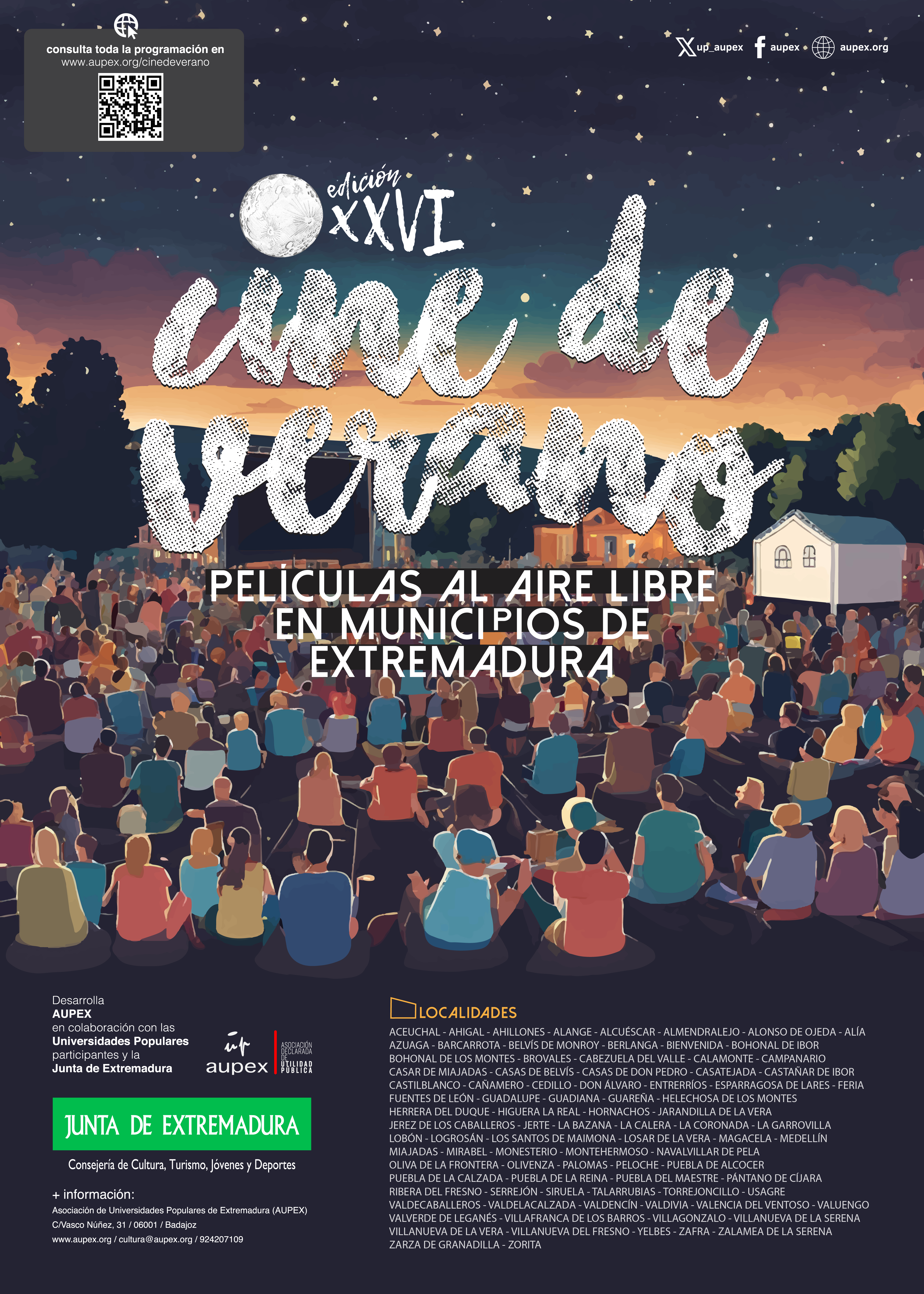 Imagen del cartel del Cine de verano