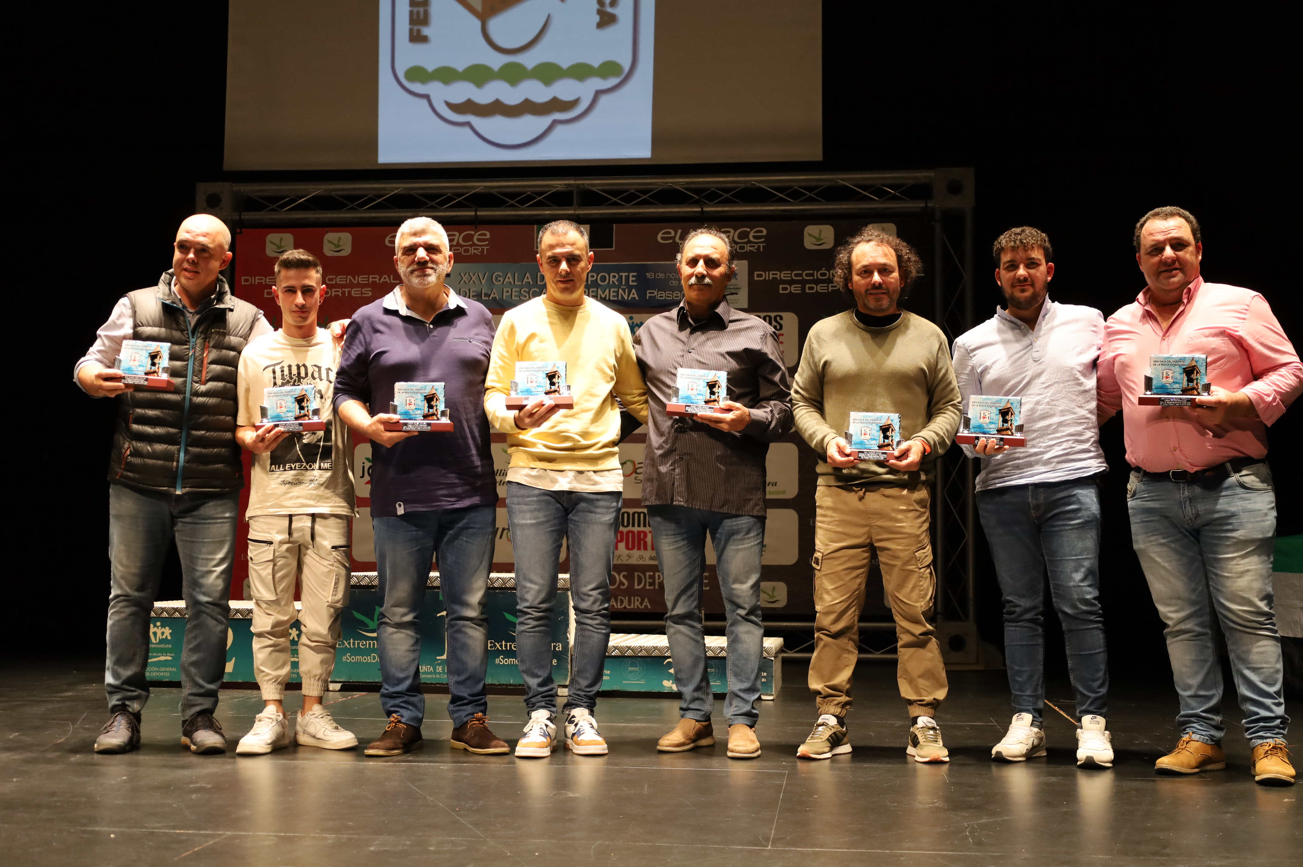 Gala de entrega de premios de la Federación Extremeña de Pesca