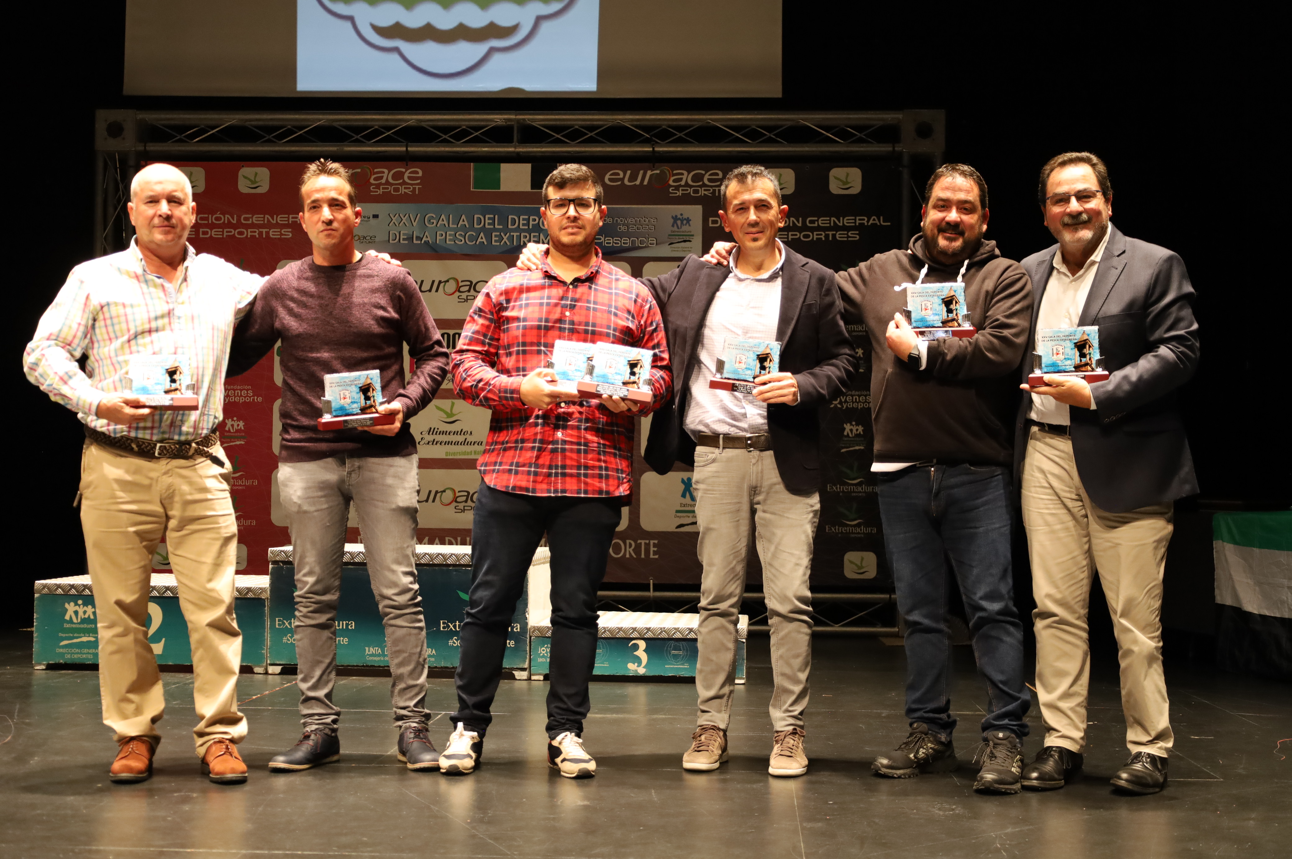 Gala de entrega de premios de la Federación Extremeña de Pesca