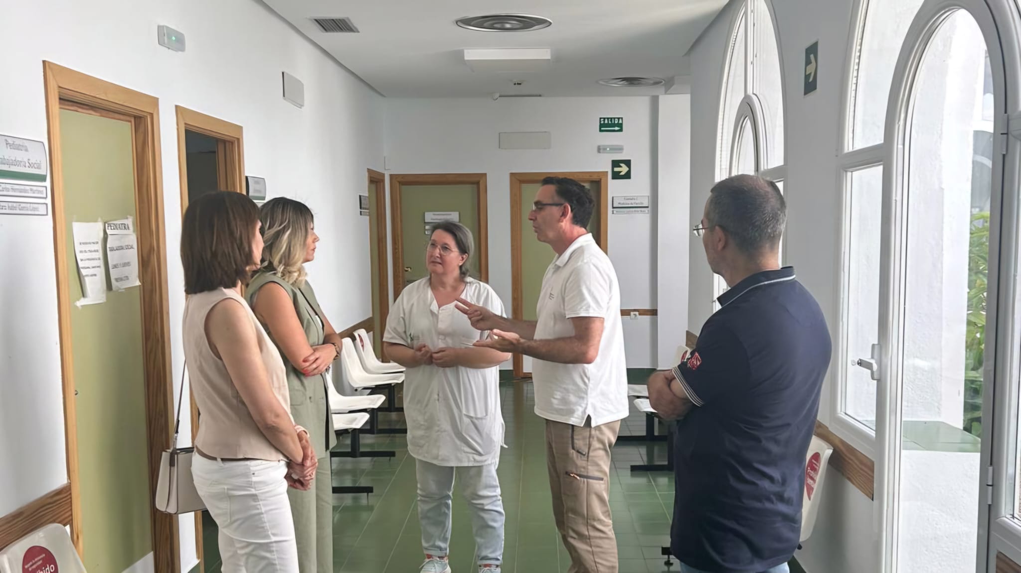 Visita al centro de salud
