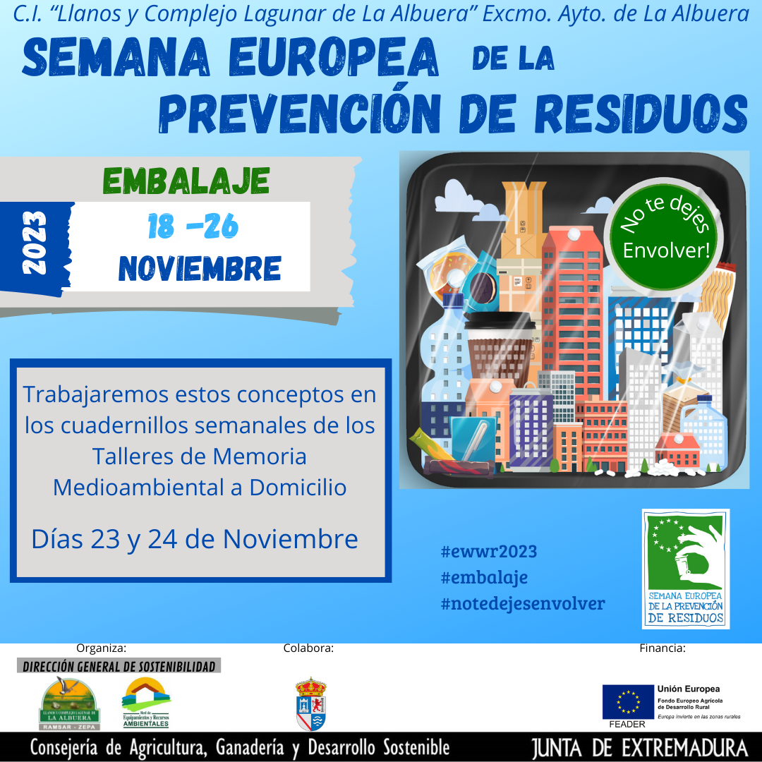 Image 0 of article Sostenibilidad organiza actividades de sensibilización en diferentes localidades con motivo de la Semana Europea de la Prevención de Residuos de Envases