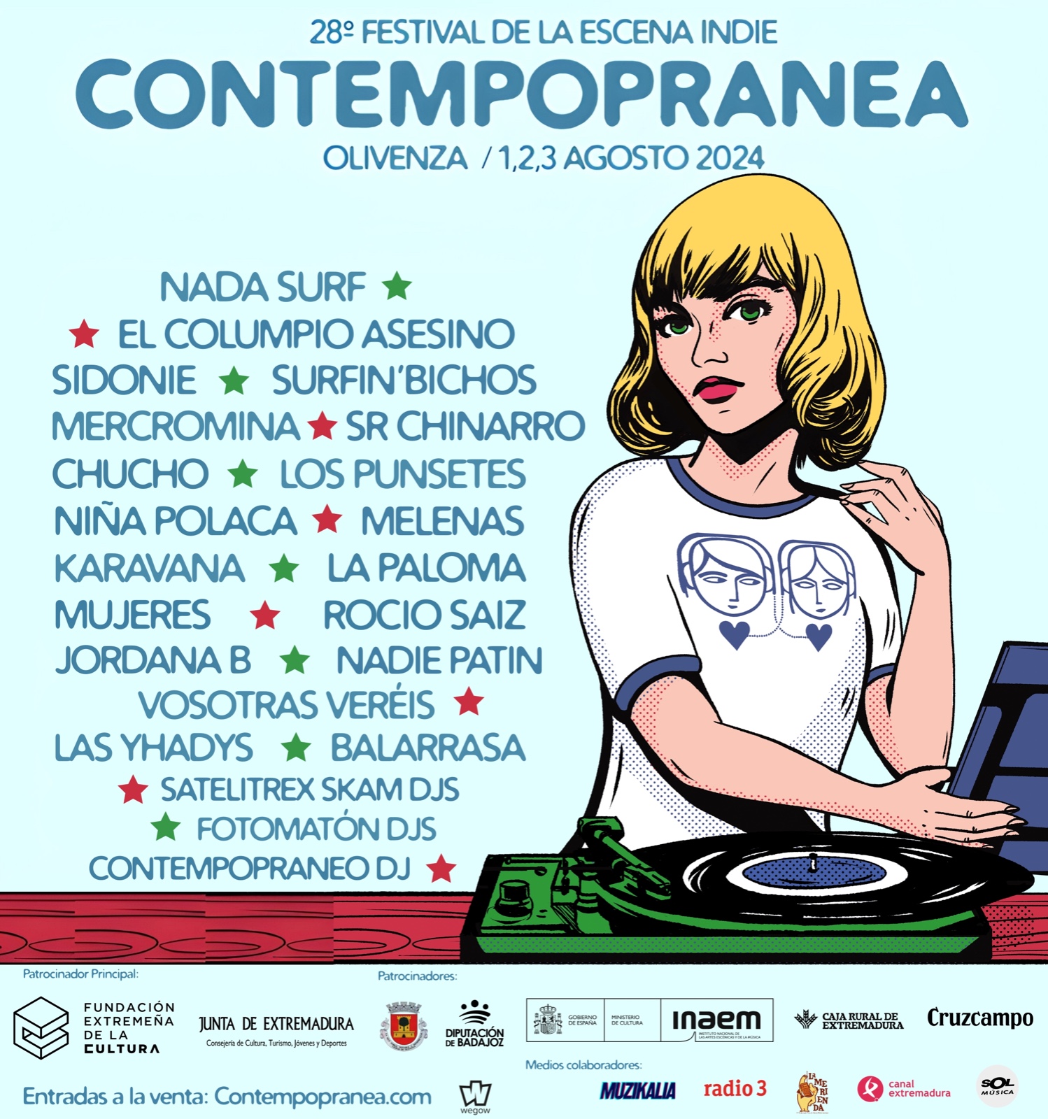 Imagen del artículo La 28º edición del 'Festival Contempopránea' se celebrará en Olivenza del 1 al 3 de agosto