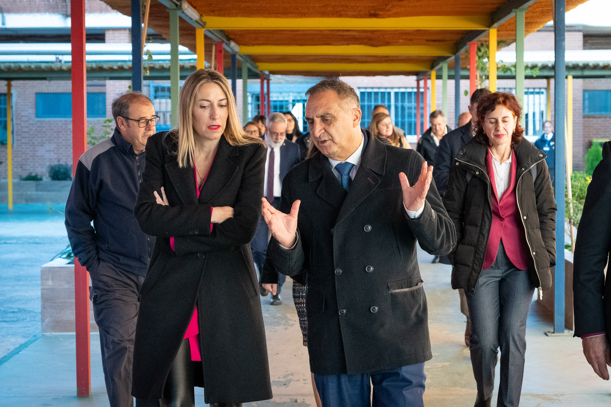 La presidenta de la Junta, María Guardiola, visita el Centro Penitenciario Cáceres.