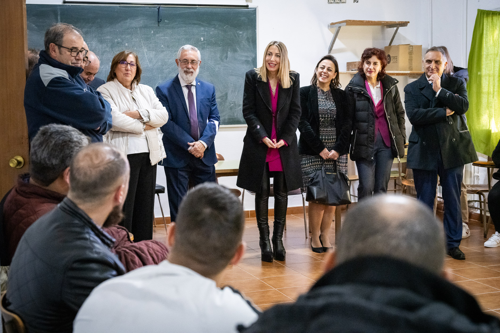 La presidenta de la Junta, María Guardiola, visita el Centro Penitenciario Cáceres.