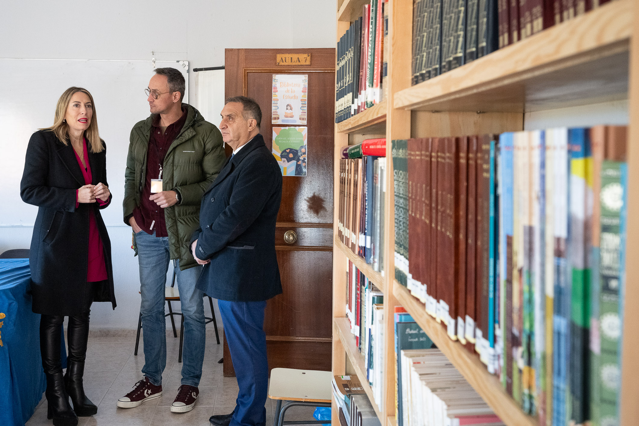 La presidenta de la Junta, María Guardiola, visita el Centro Penitenciario Cáceres.