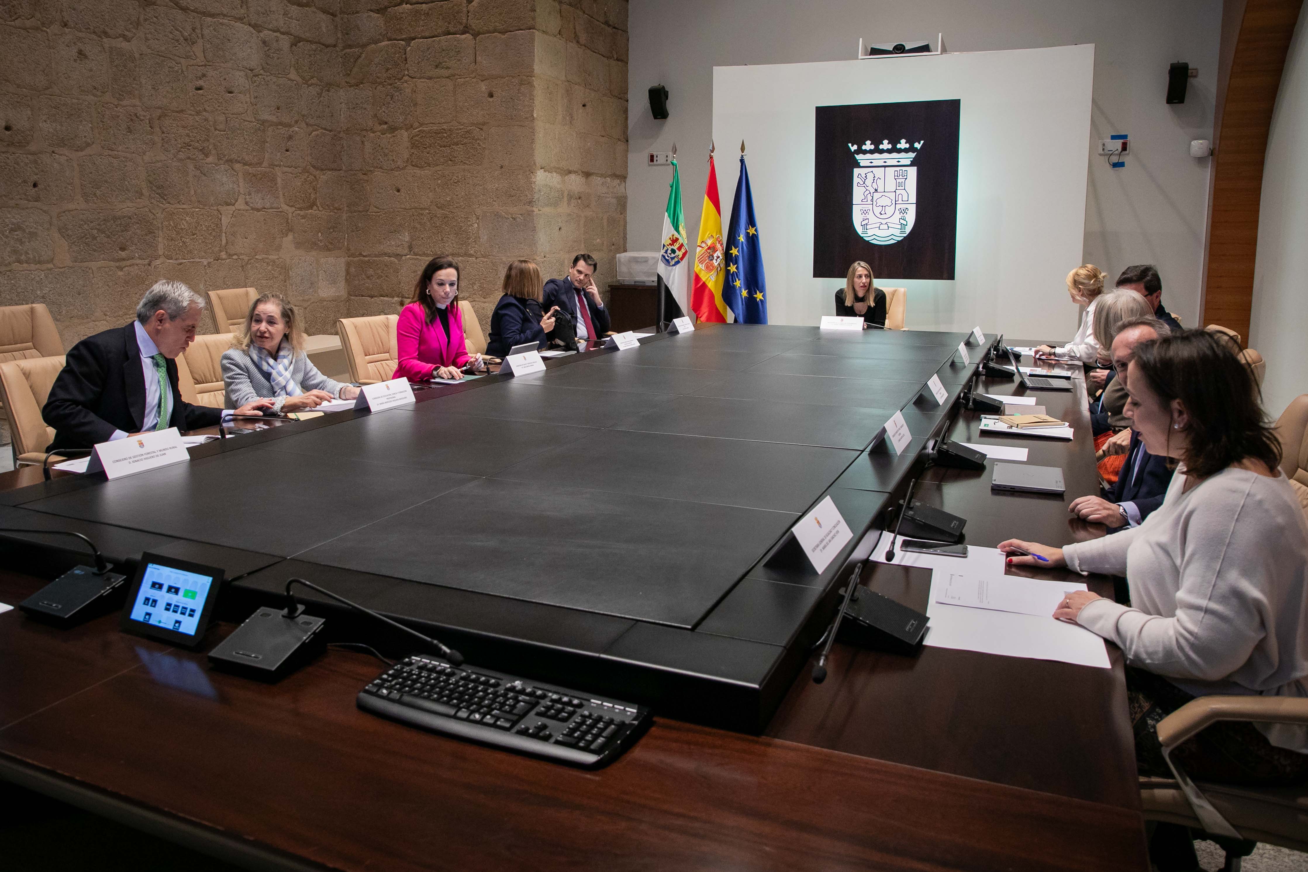 Imagen de la reunión del Consejo de Gobierno