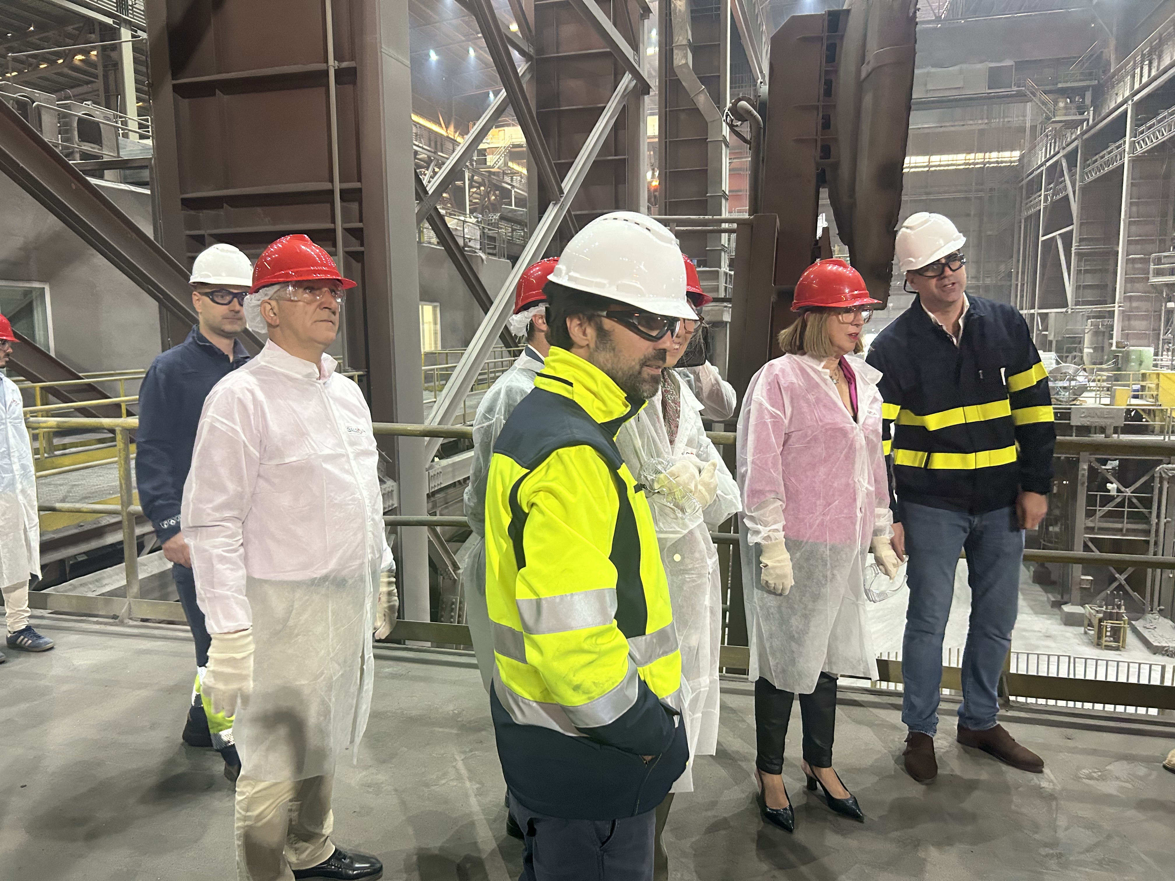 Image 4 of article Mercedes Morán visita Siderúrgica Balboa, primera empresa extremeña en obtener un Certificado de Ahorro Energético