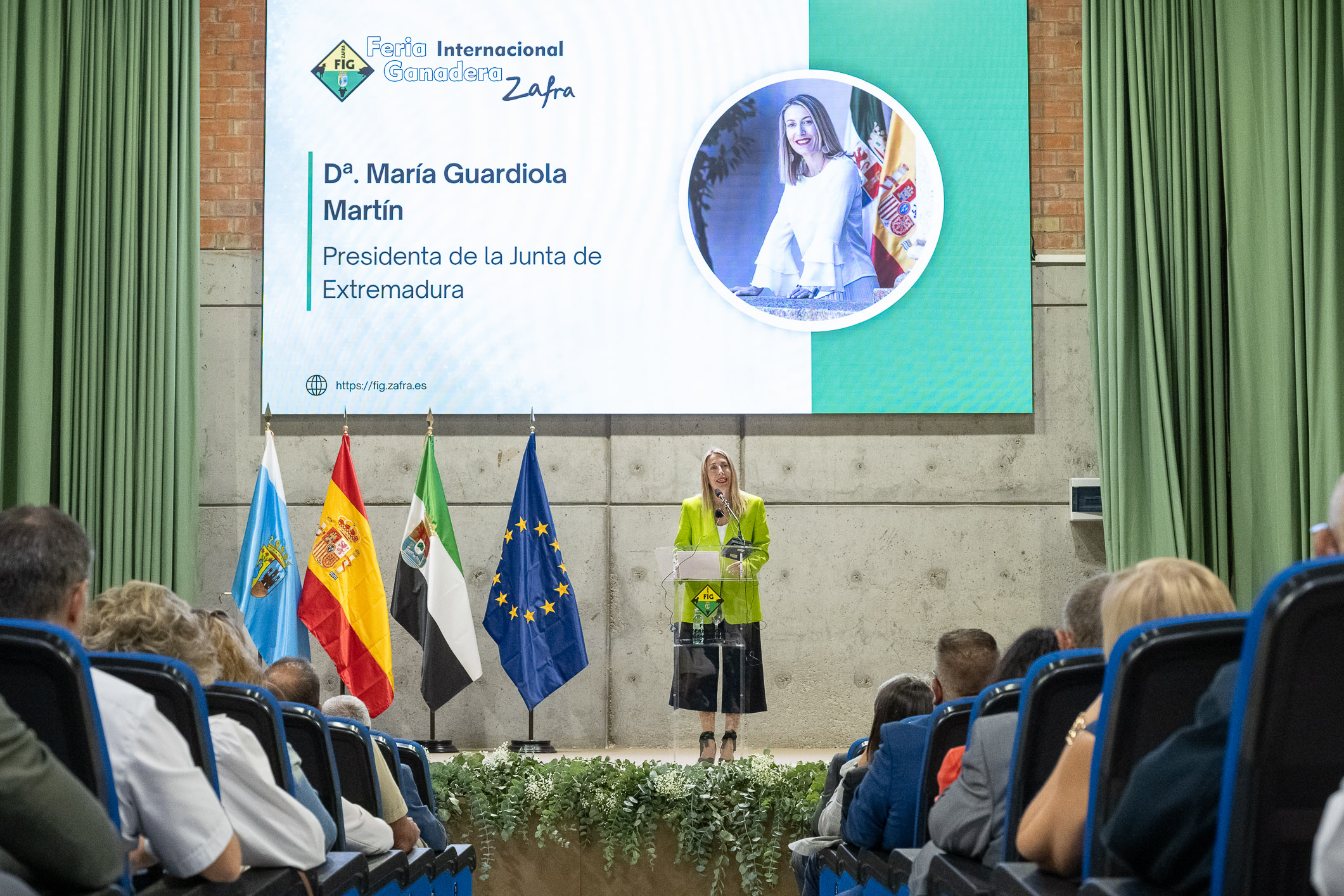 Imagen del artículo Guardiola anuncia una nueva línea de ayudas para la cría en pureza de razas ganaderas autóctonas en la inauguración de la Feria de Zafra