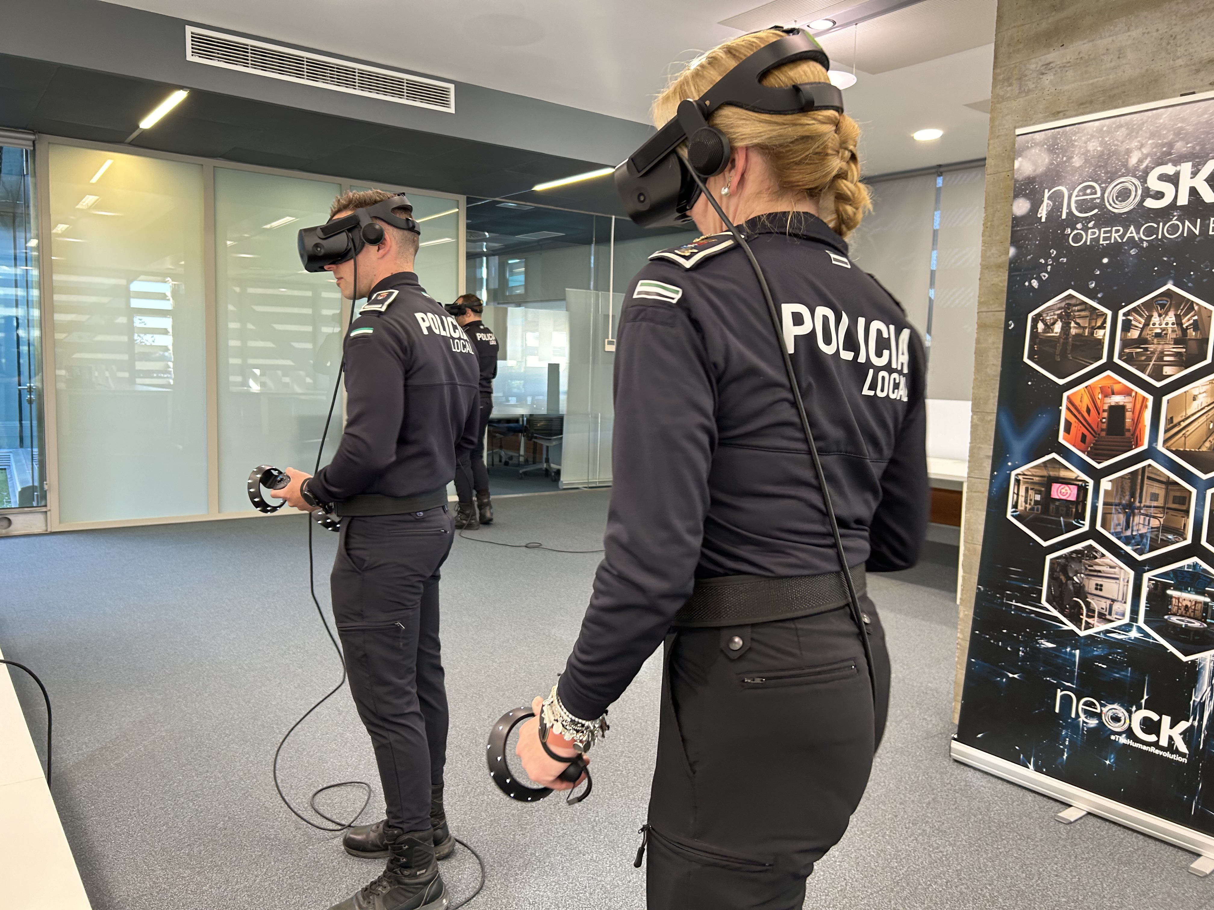 Image 1 of article La Academia de Seguridad Pública de Extremadura utiliza la realidad virtual para formar a sus mandos