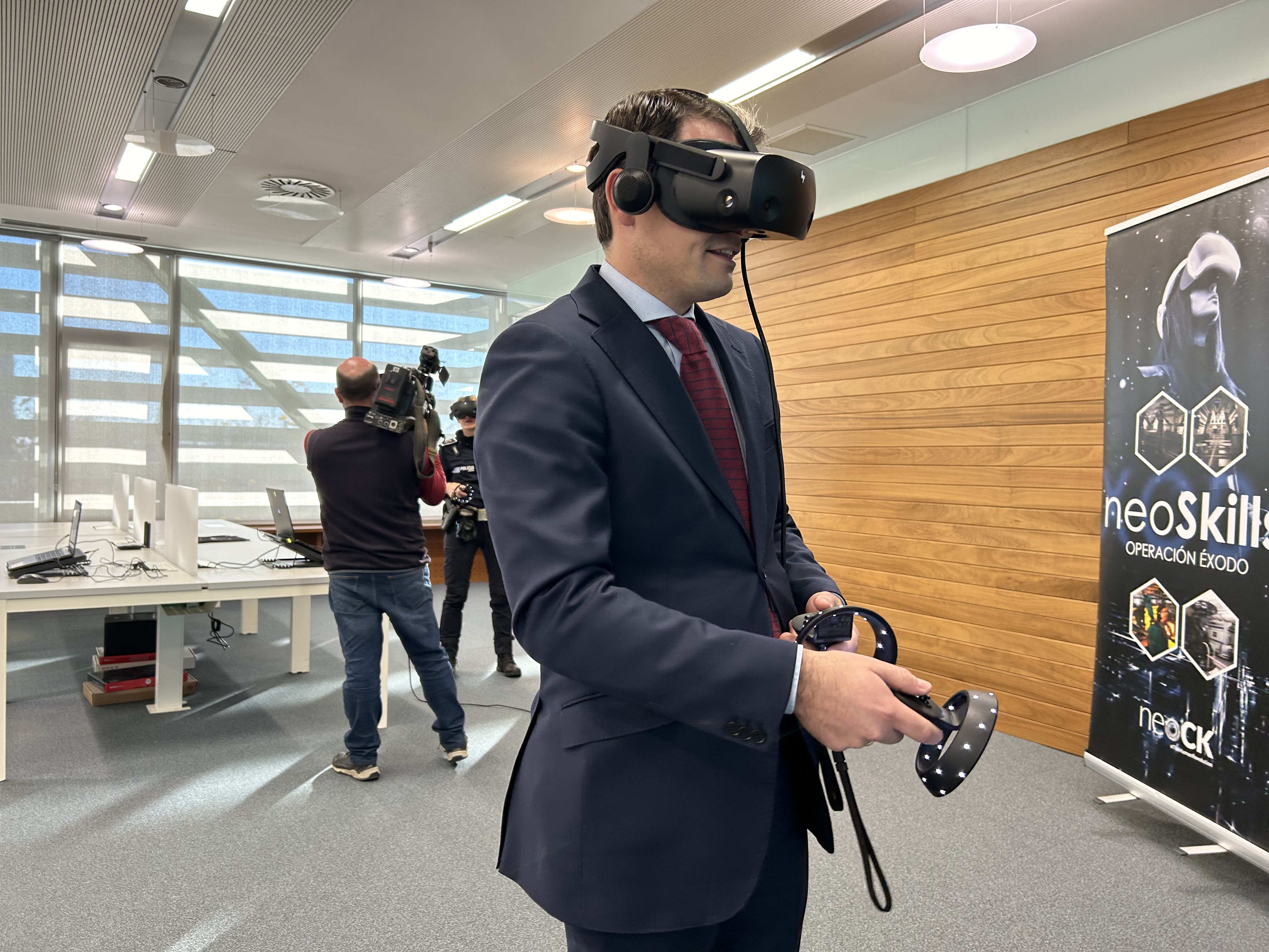 Image 2 of article La Academia de Seguridad Pública de Extremadura utiliza la realidad virtual para formar a sus mandos