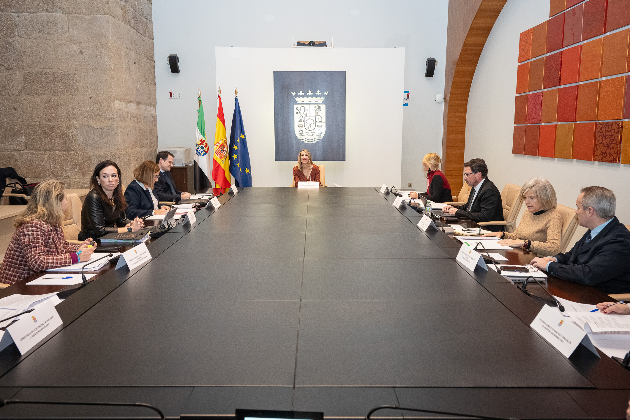 Foto de la reunión del Consejo de Gobierno