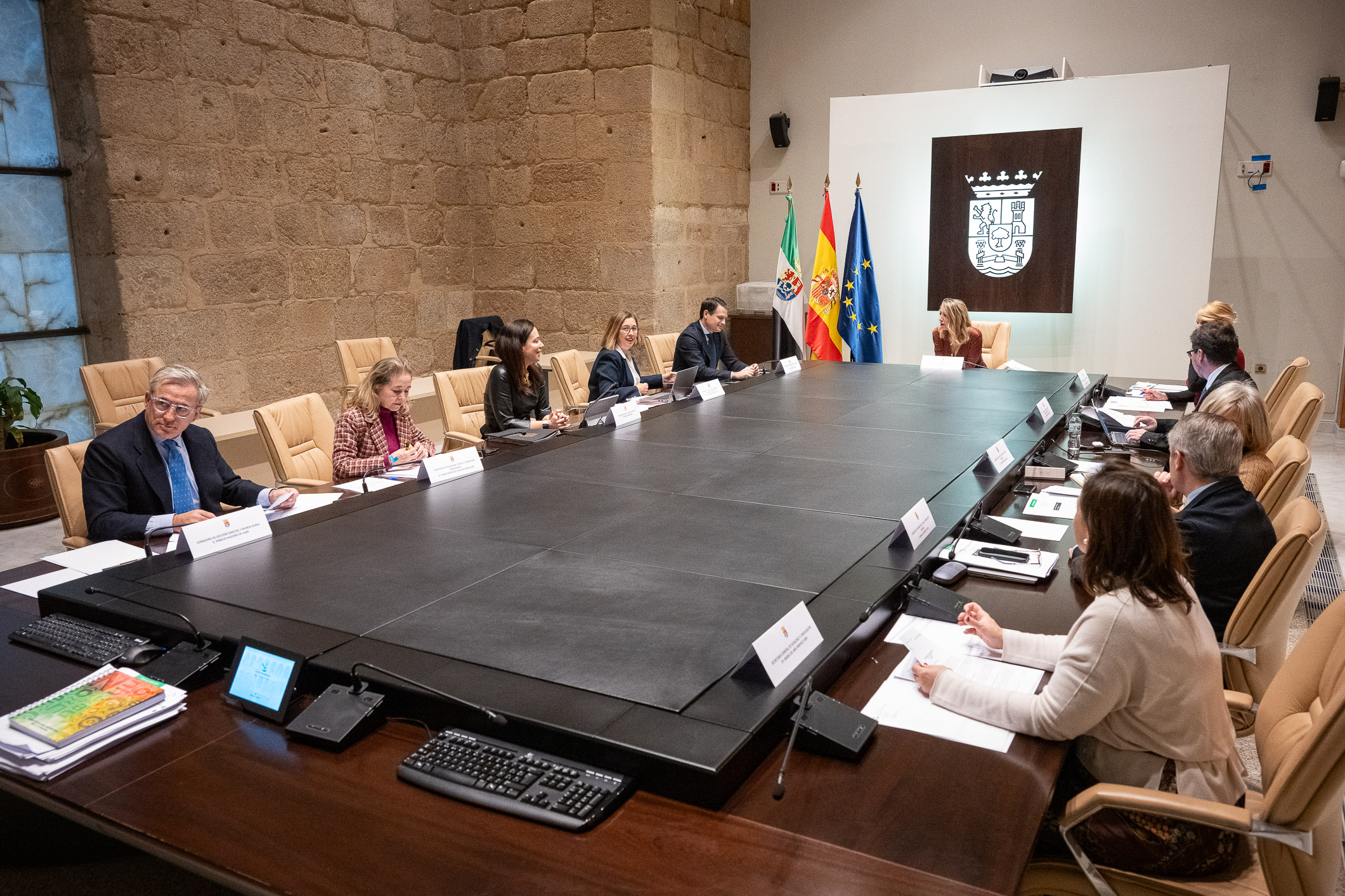 Foto de la reunión del Consejo de Gobierno