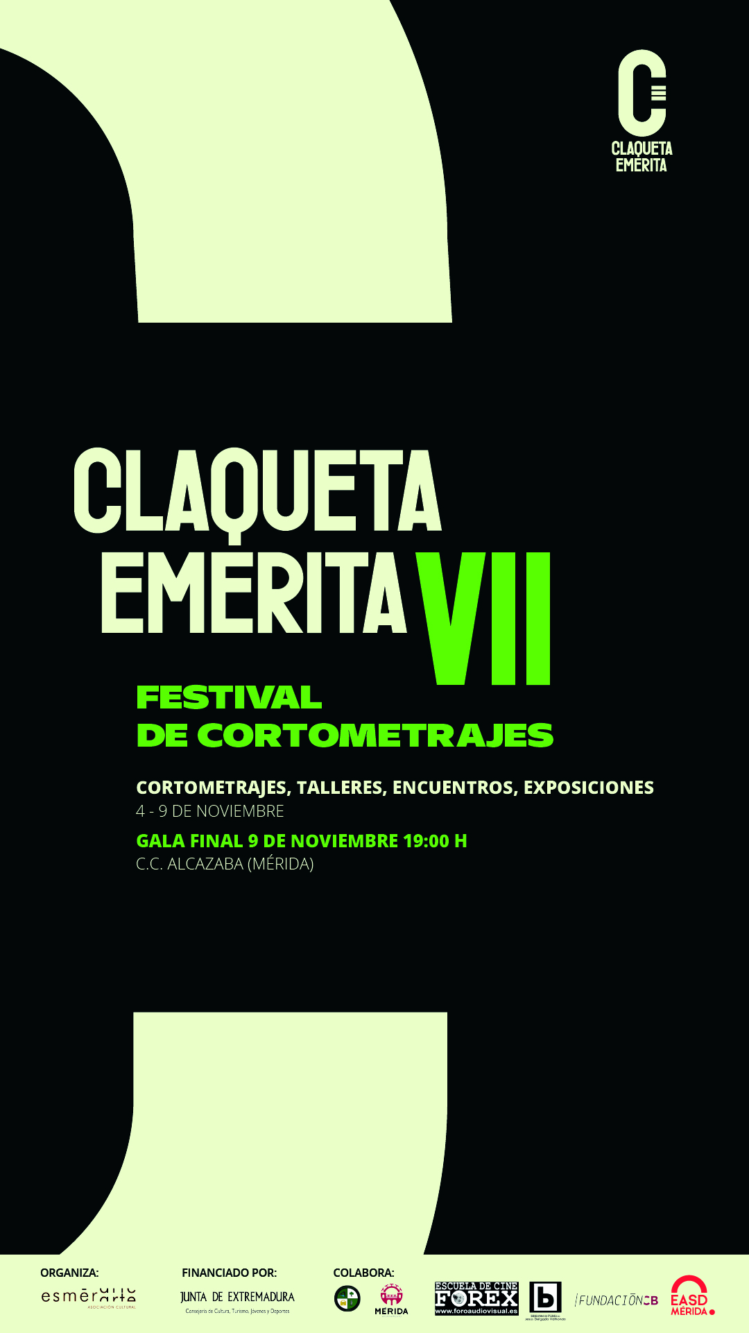 Image 1 of article El Festival de cortometrajes Claqueta Emérita se consolida en su séptima edición con el apoyo de la Junta de Extremadura