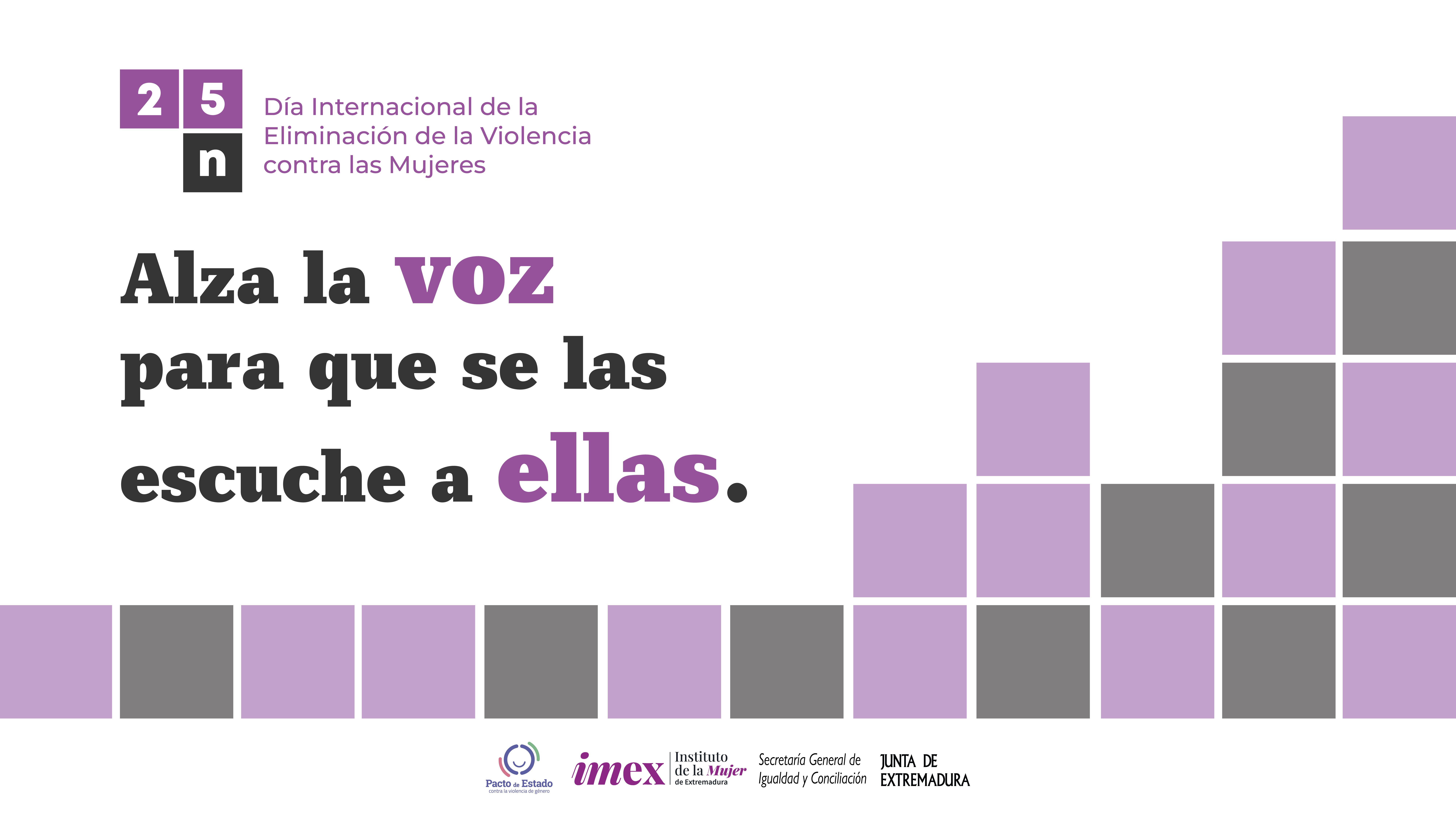 Imagen del artículo La Junta de Extremadura programa numerosas actividades para conmemorar el 25 de noviembre, Día Internacional de la Eliminación de la Violencia contra las Mujeres