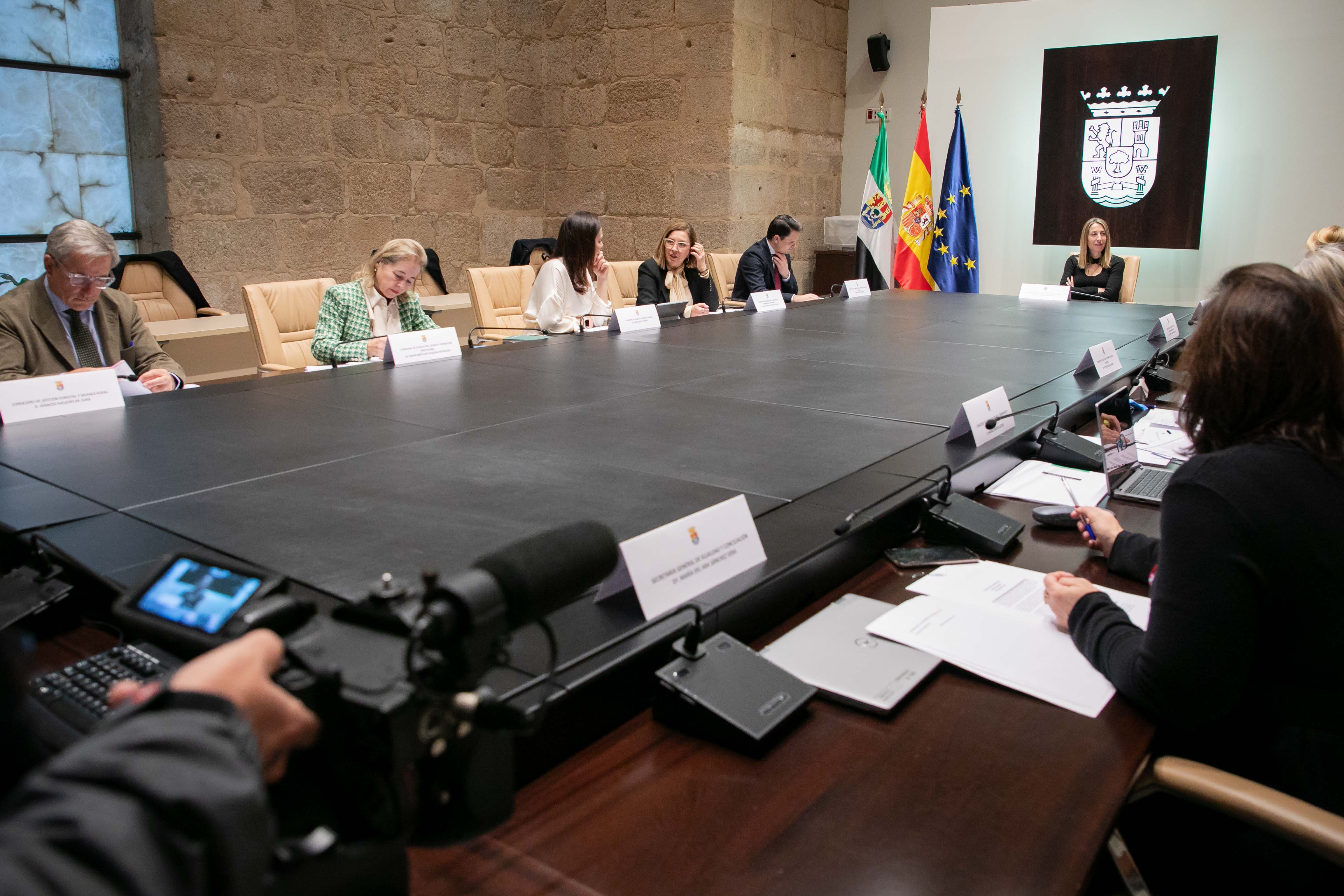 Imagen de la reunión del Consejo de Gobierno