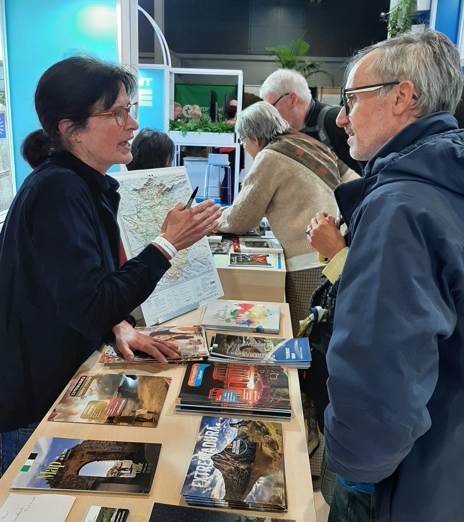 Stand de Extremadura en la feria