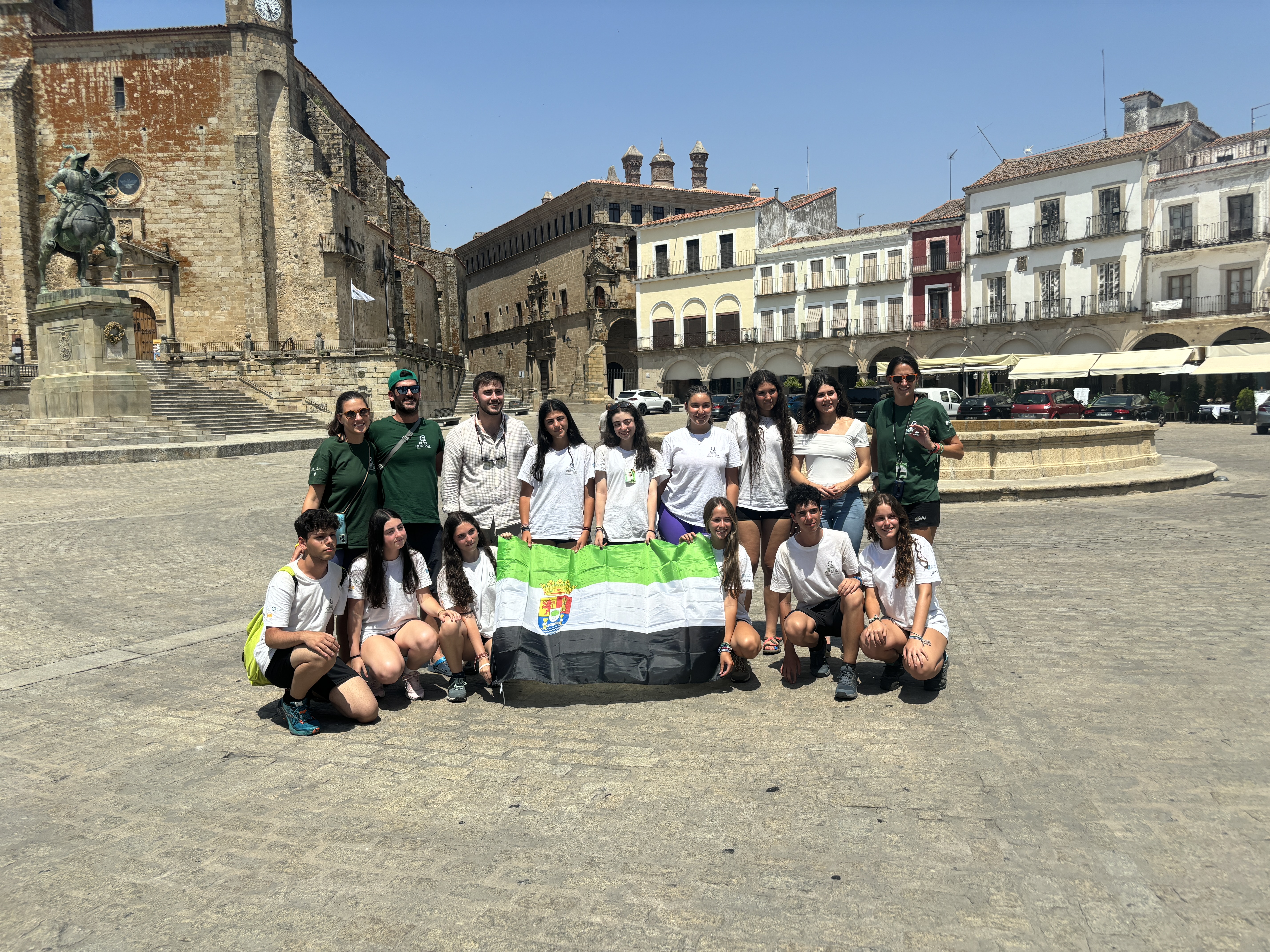 Jóvenes en la Ruta Quetzal.